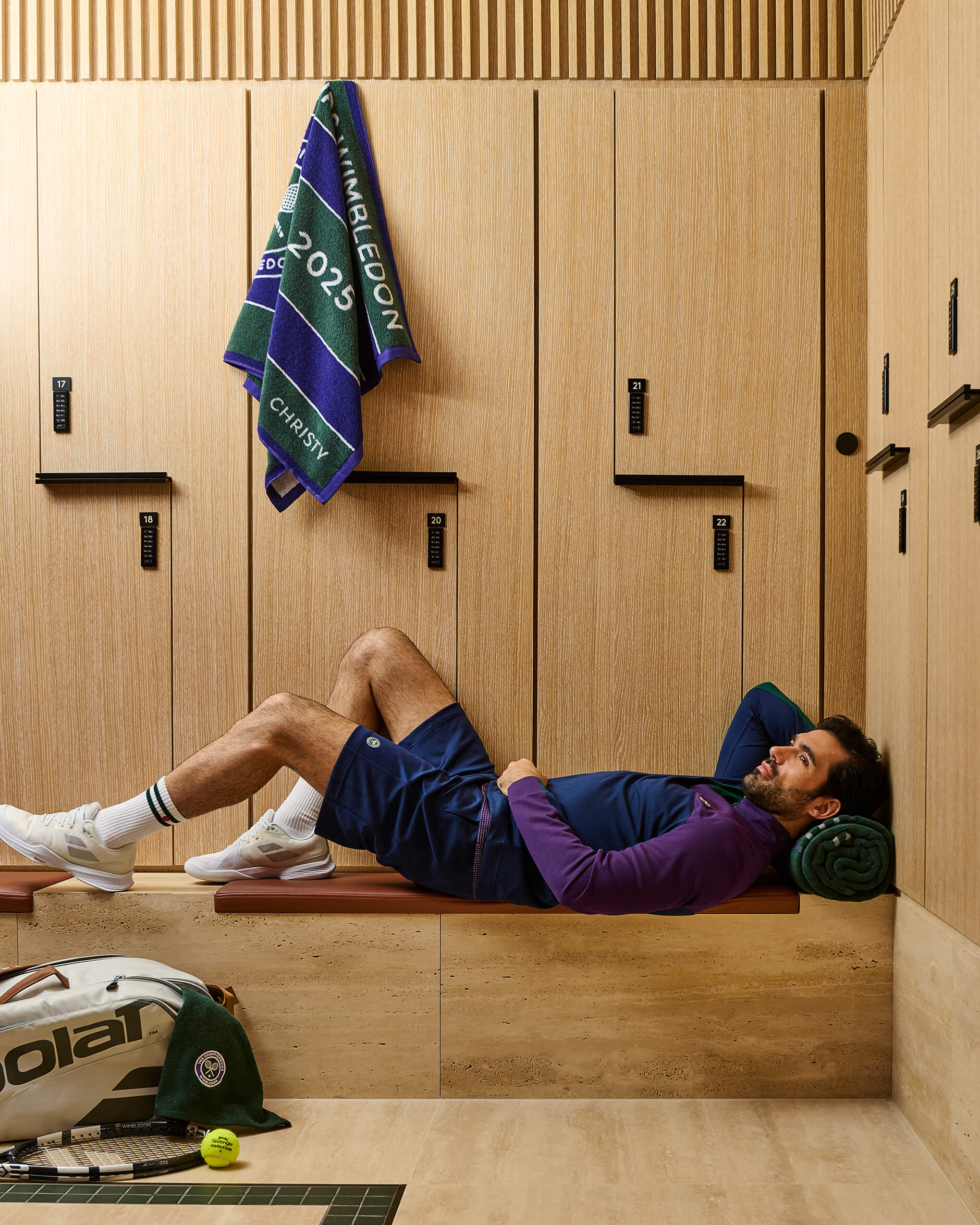 Wimbledon Spectator's handduk grön