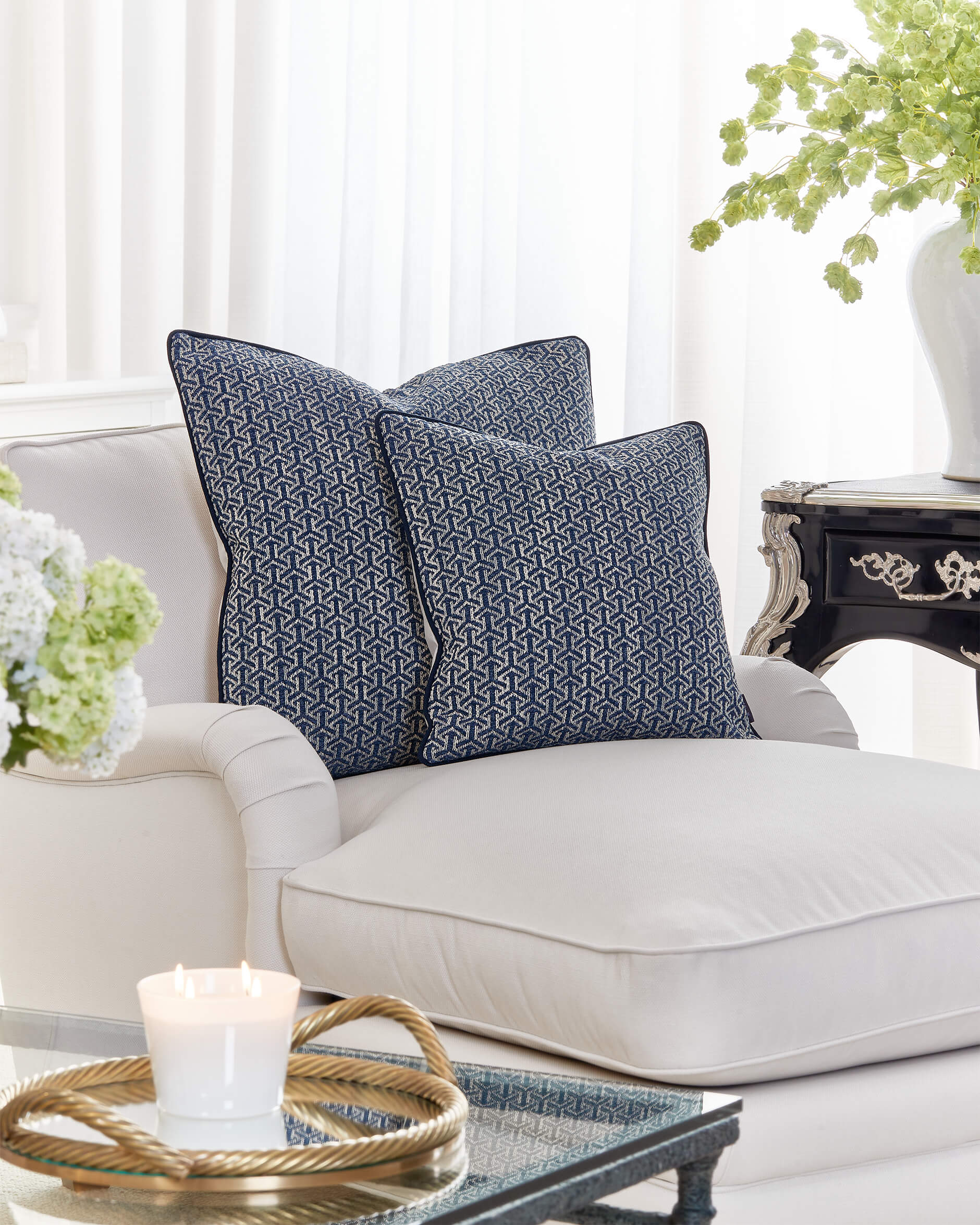 Dorothy kuddfodral blå