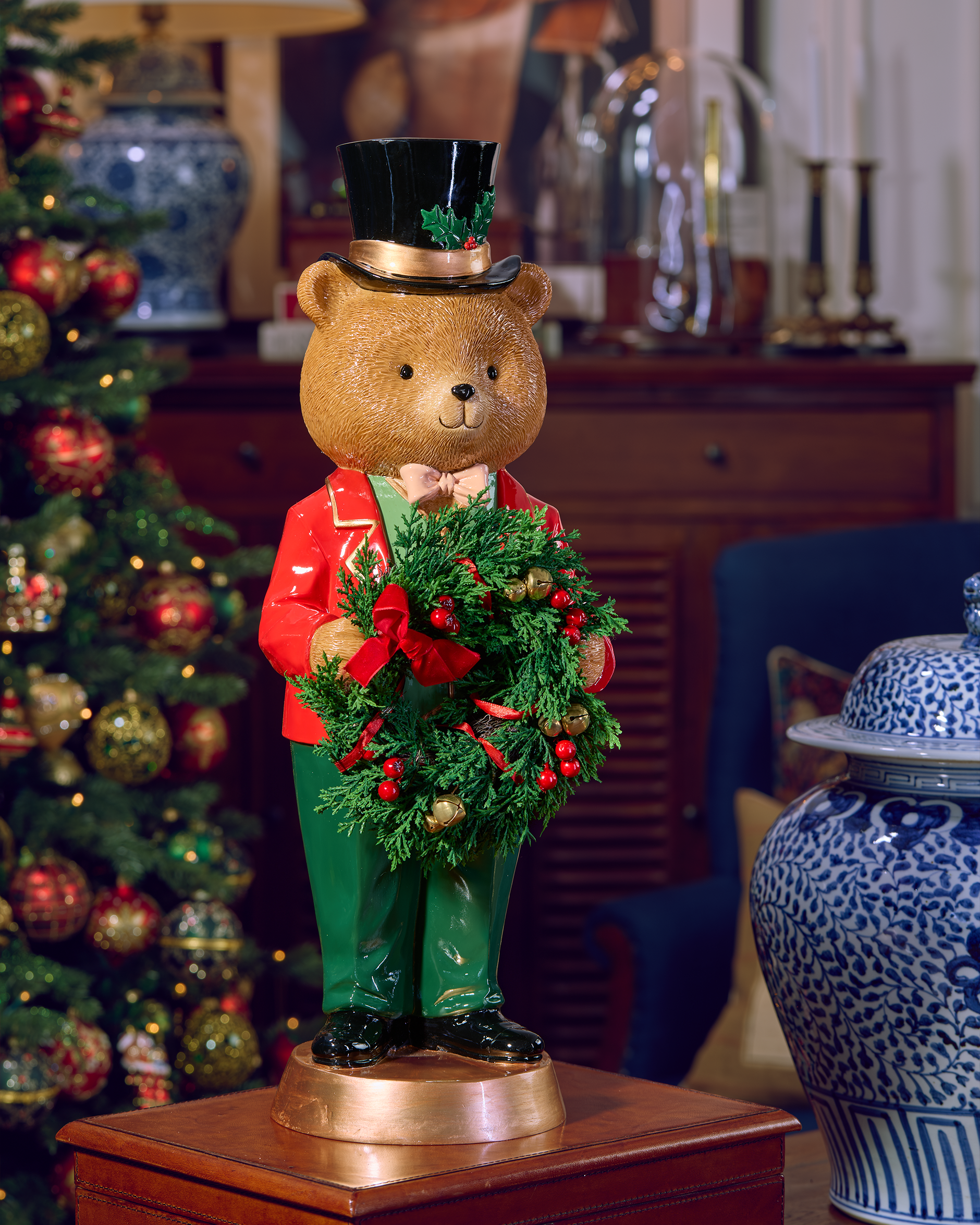 Teddy bear Christmas decoration 61 cm