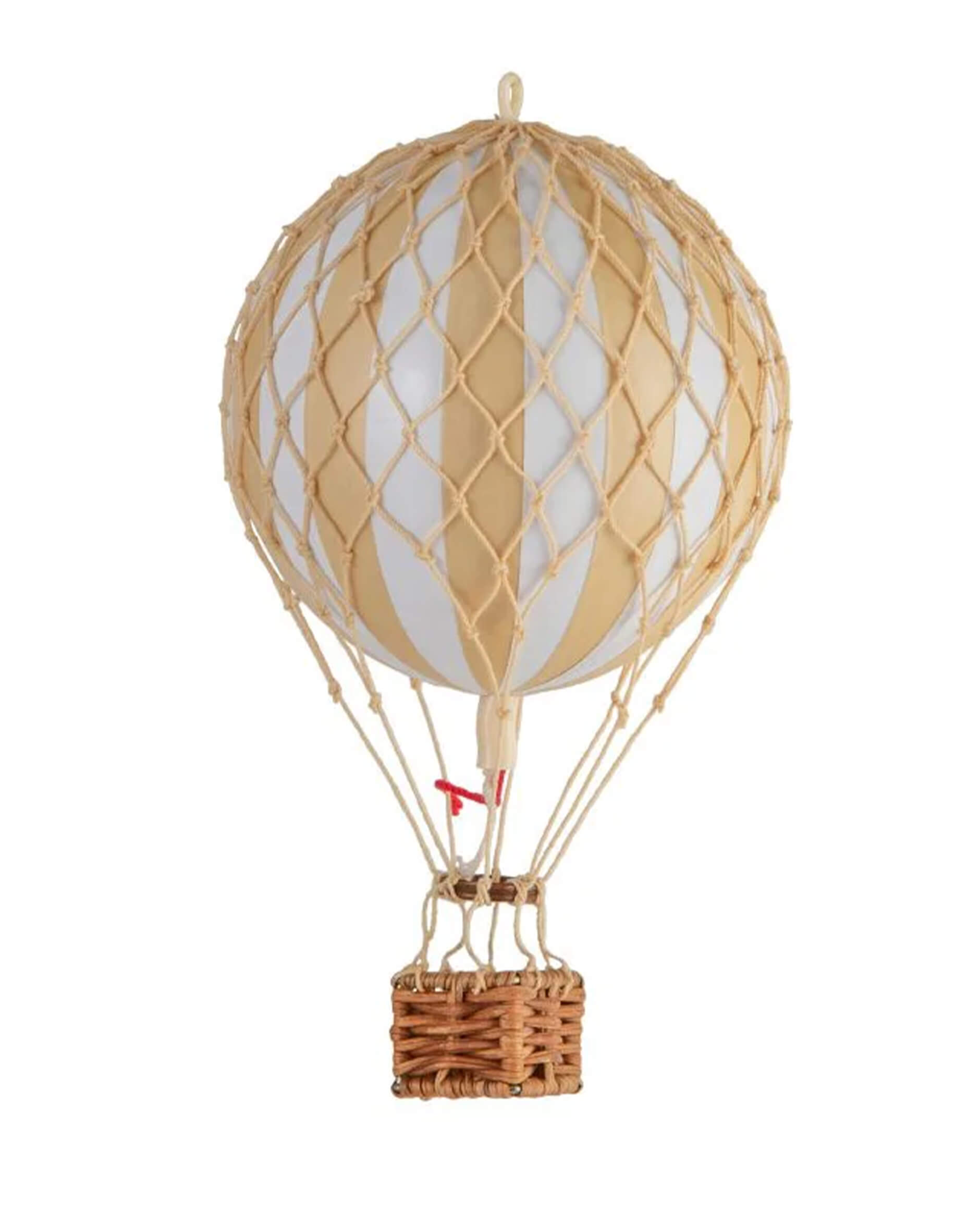 Hot Air Balloon Floating The Skies White