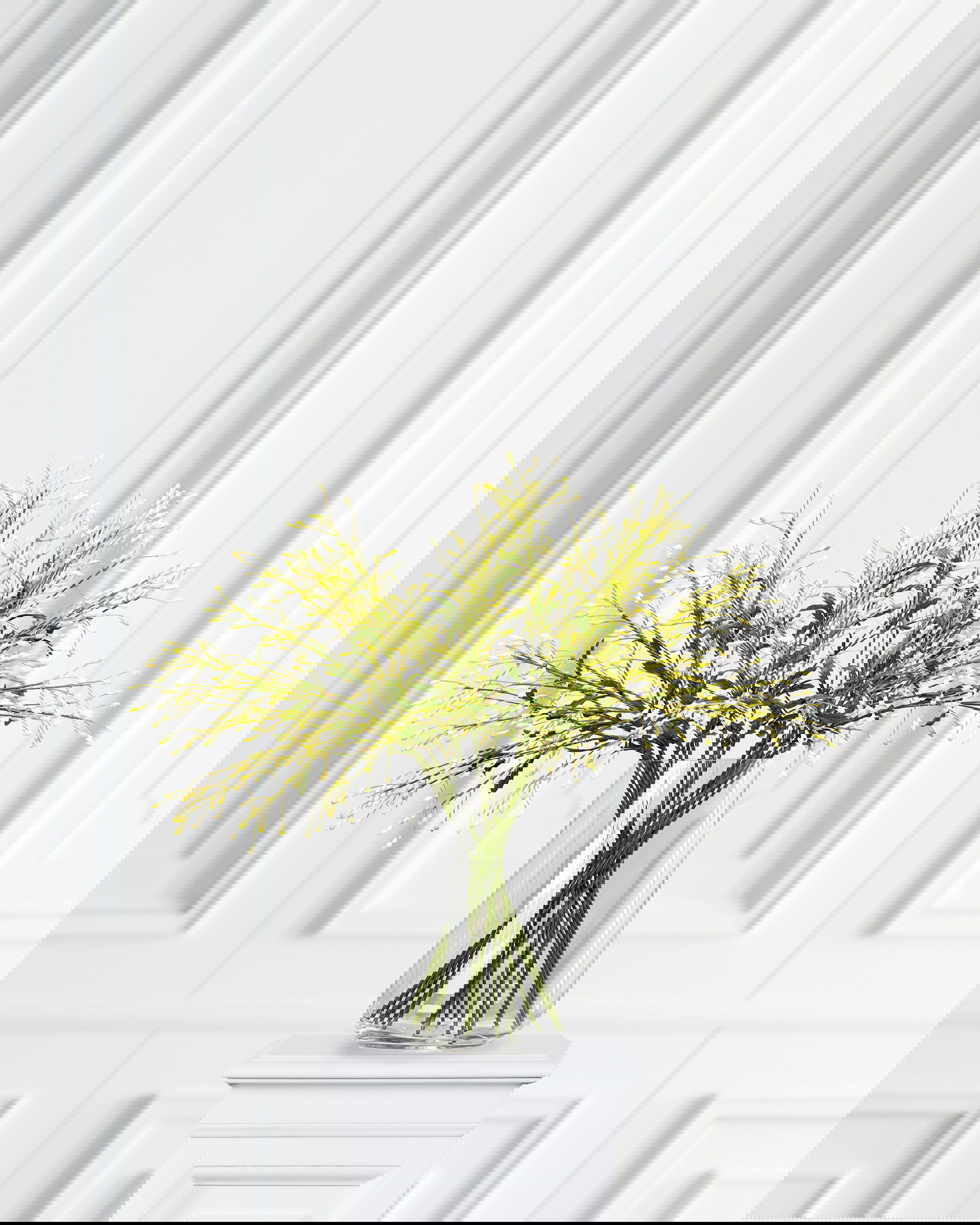 Beerenzweig Schnittblume Weiß