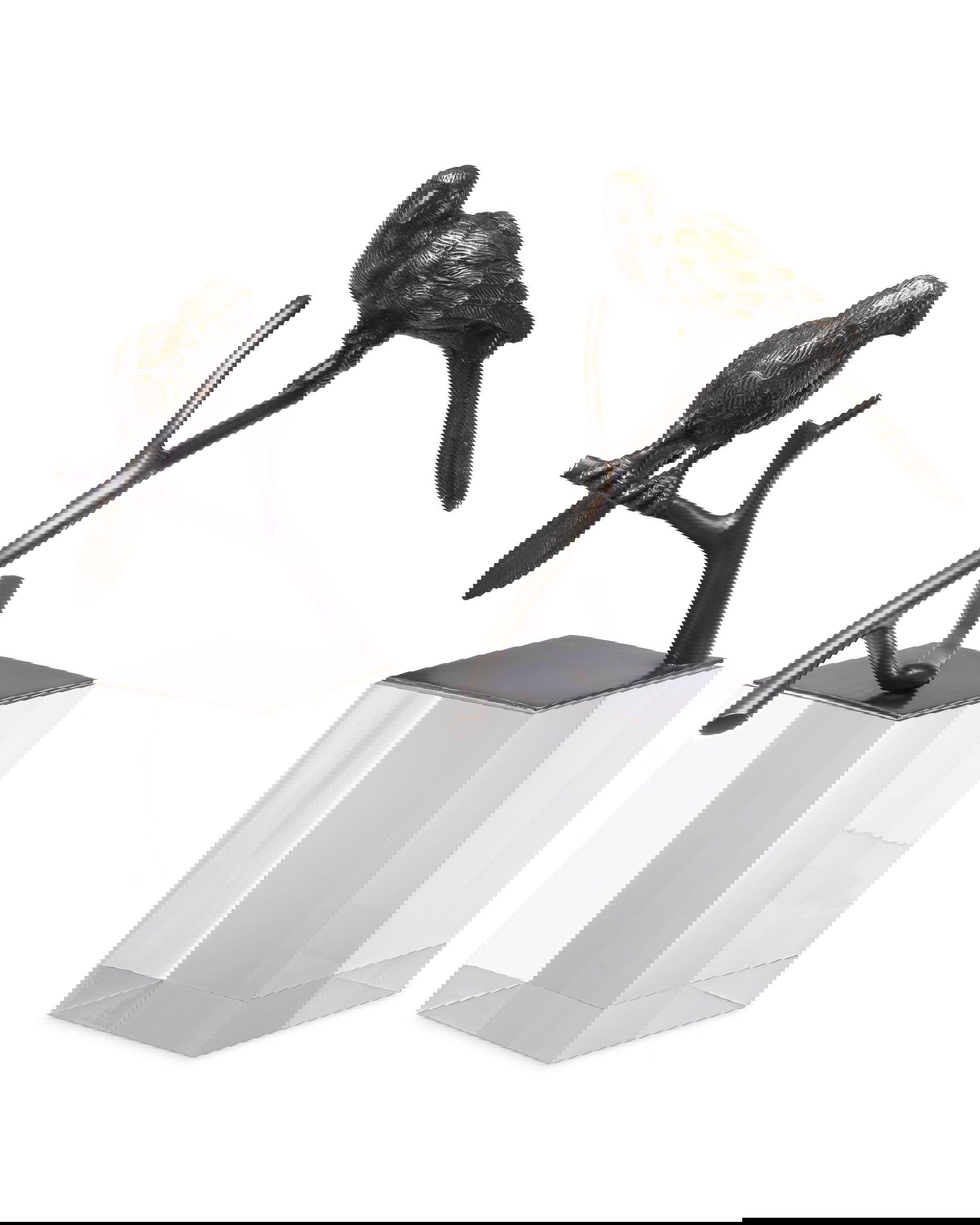 Morgana dekorationer brons 2-set