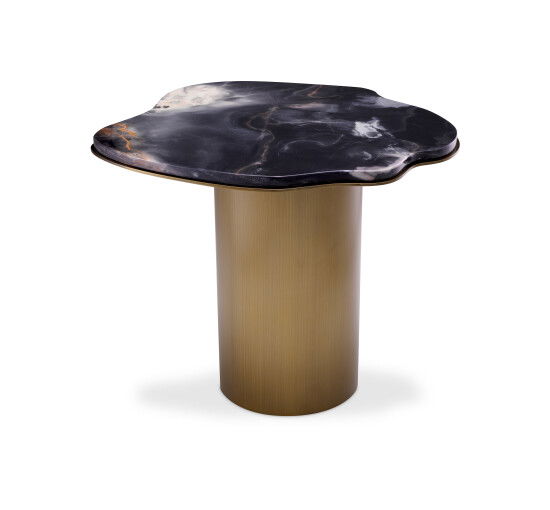 Svart marmor - Shapiro sidobord black marble