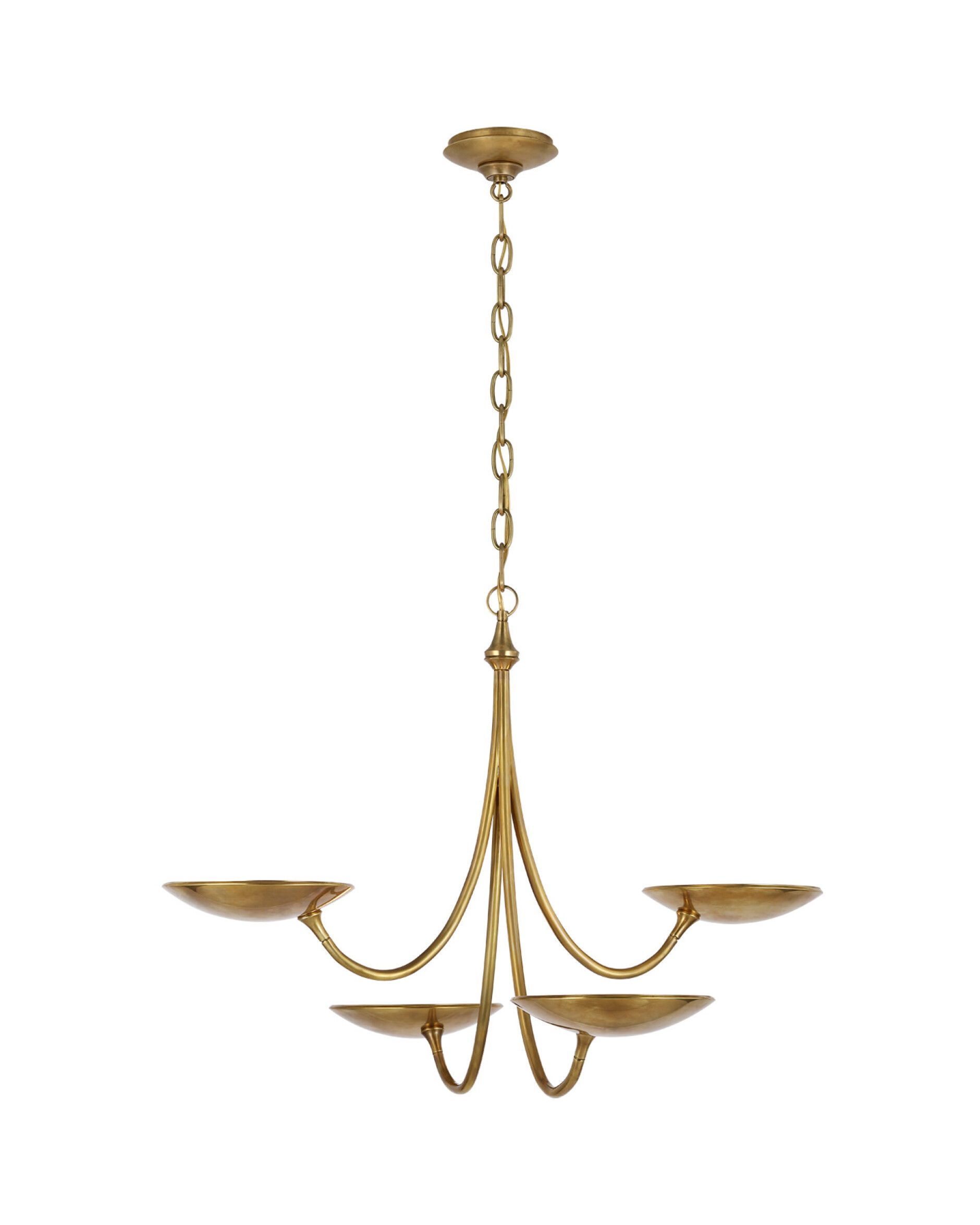 Keira takkrona antik mässing