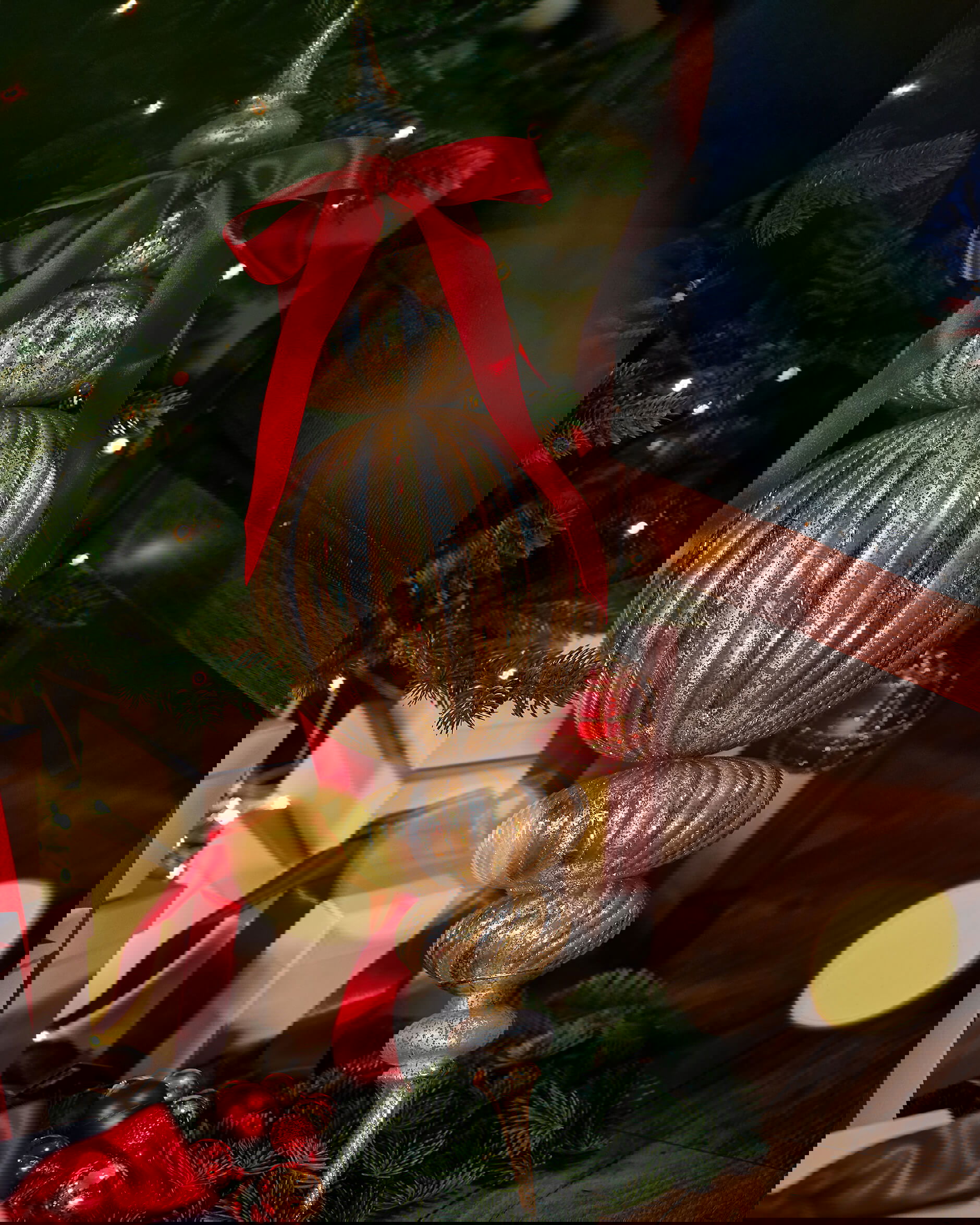 Harlow juldekoration champagne L