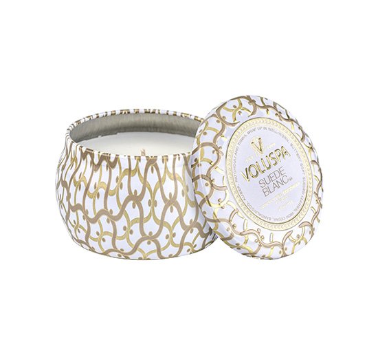 Suede Blanc - Crisp Champagne Scented Candle Single Wick