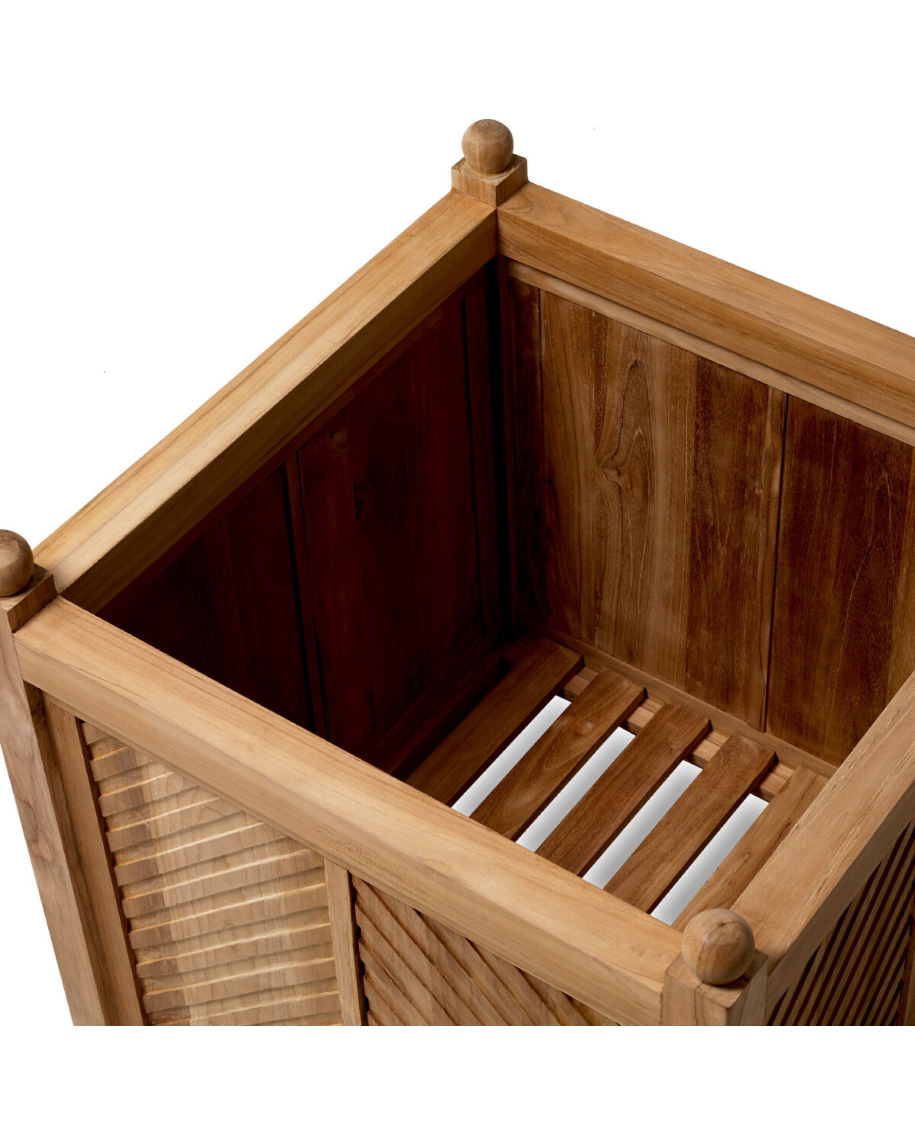 Stanmore plantenbak naturel teakhout