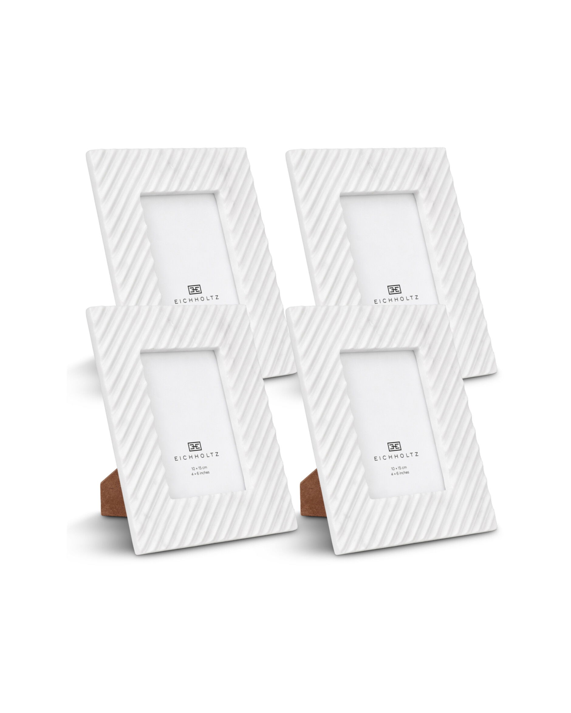 Casale Picture Frame White Marble Set of 4