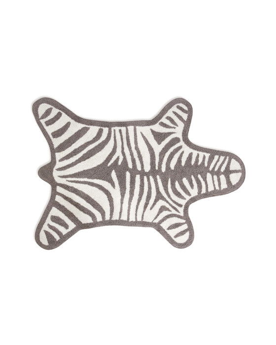 zebra badrumsmatta taupe/vit
