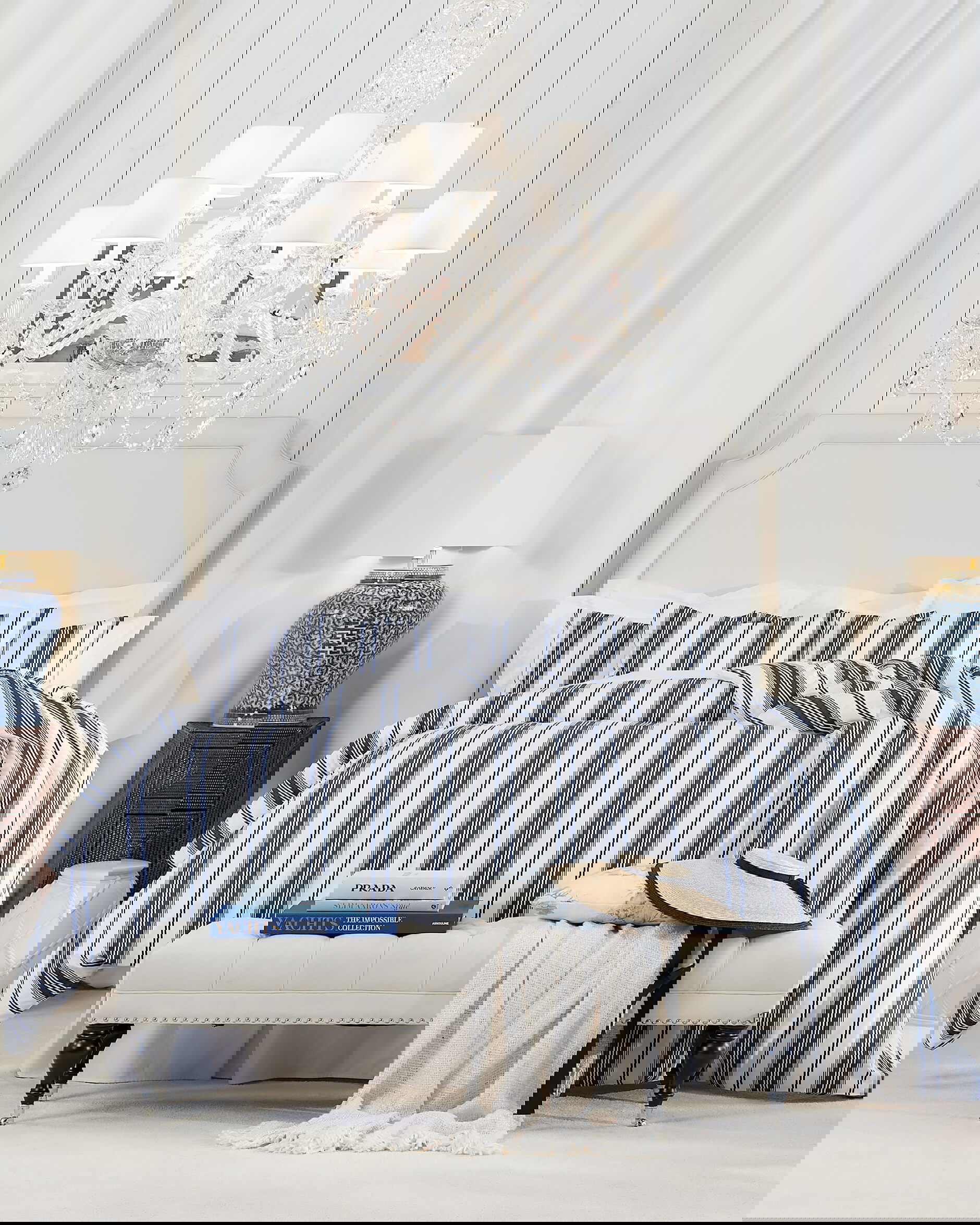 Preston påslakanset randigt