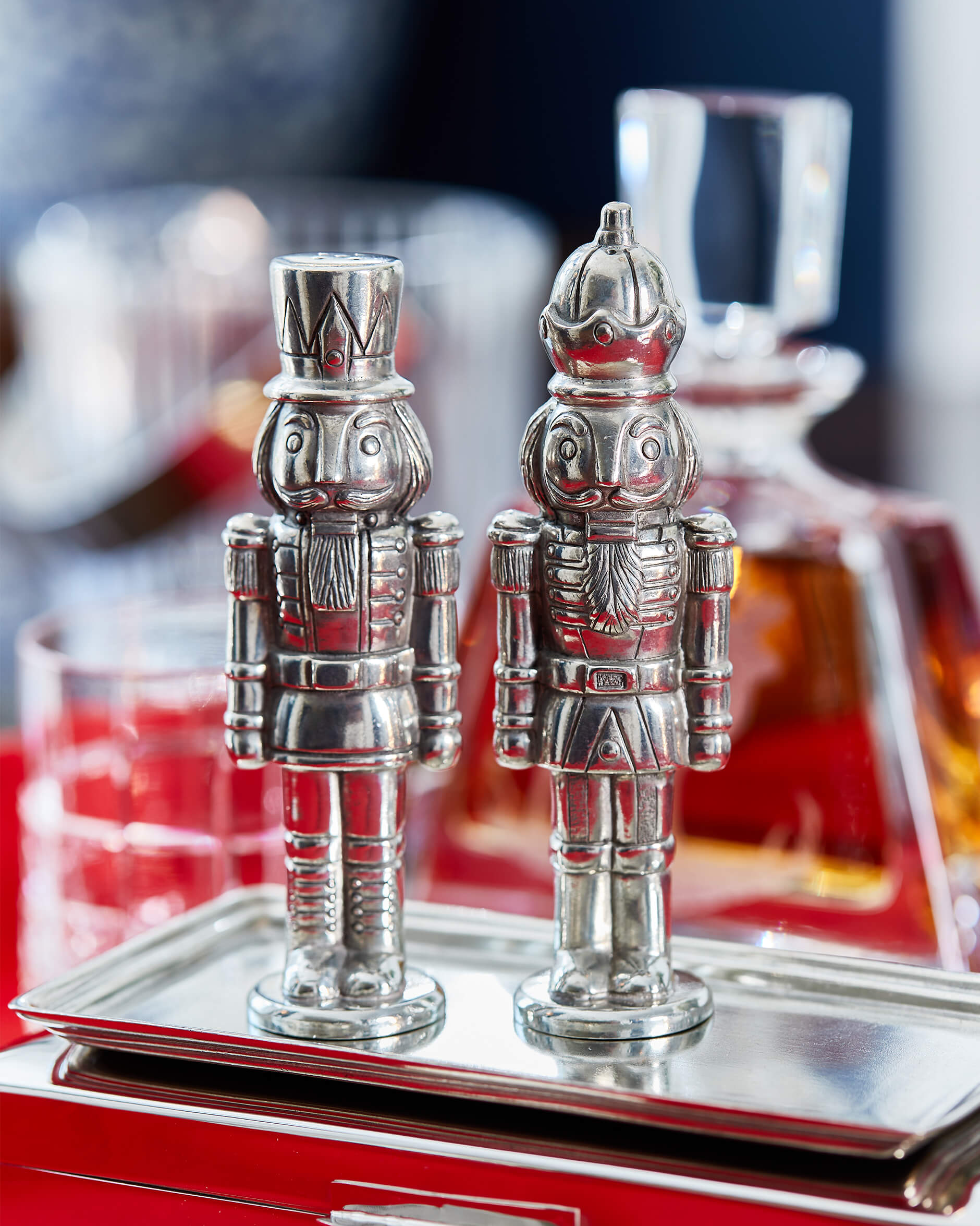 William nötknäppare salt- och pepparkar tenn