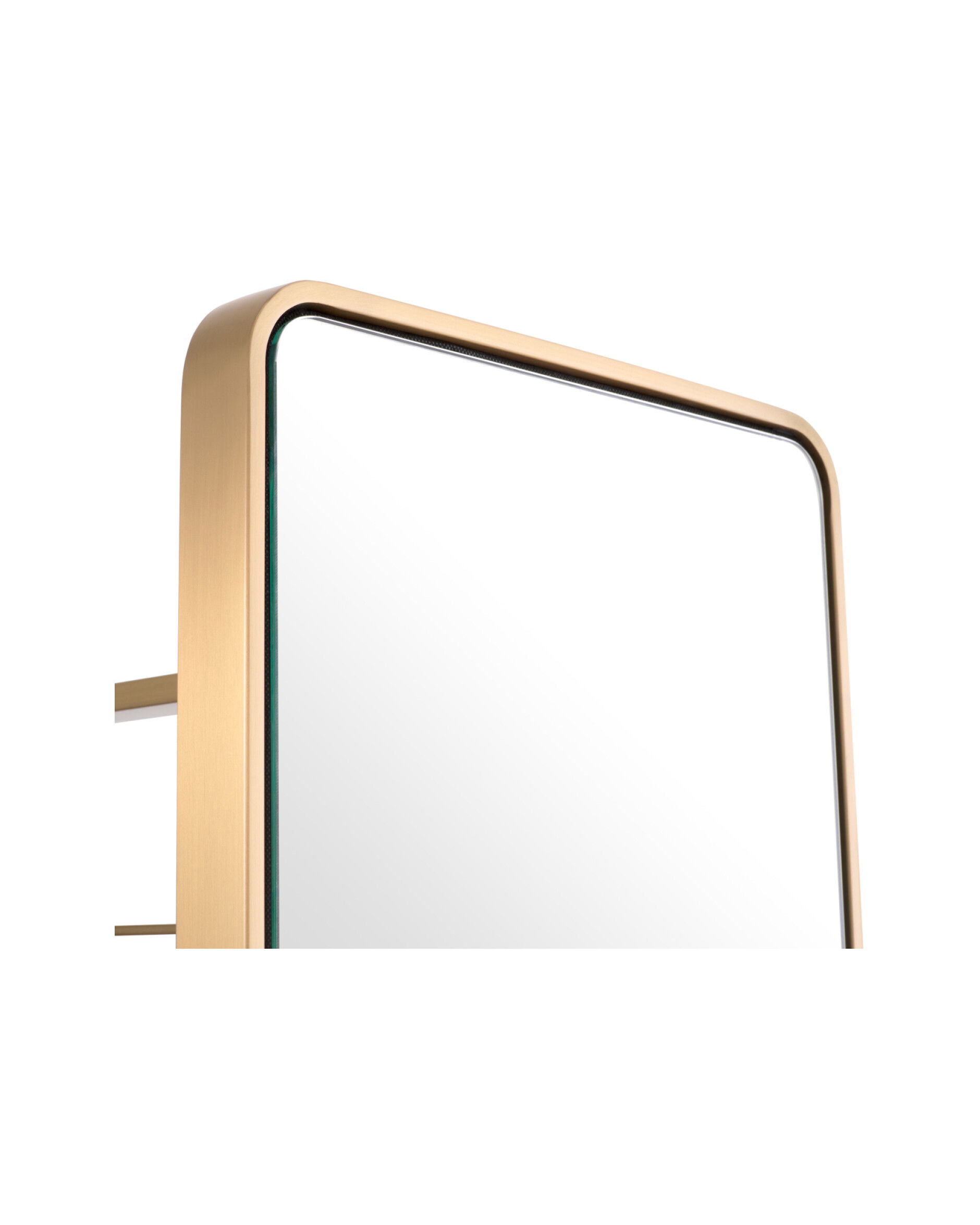 Novo spegel borstad mässing