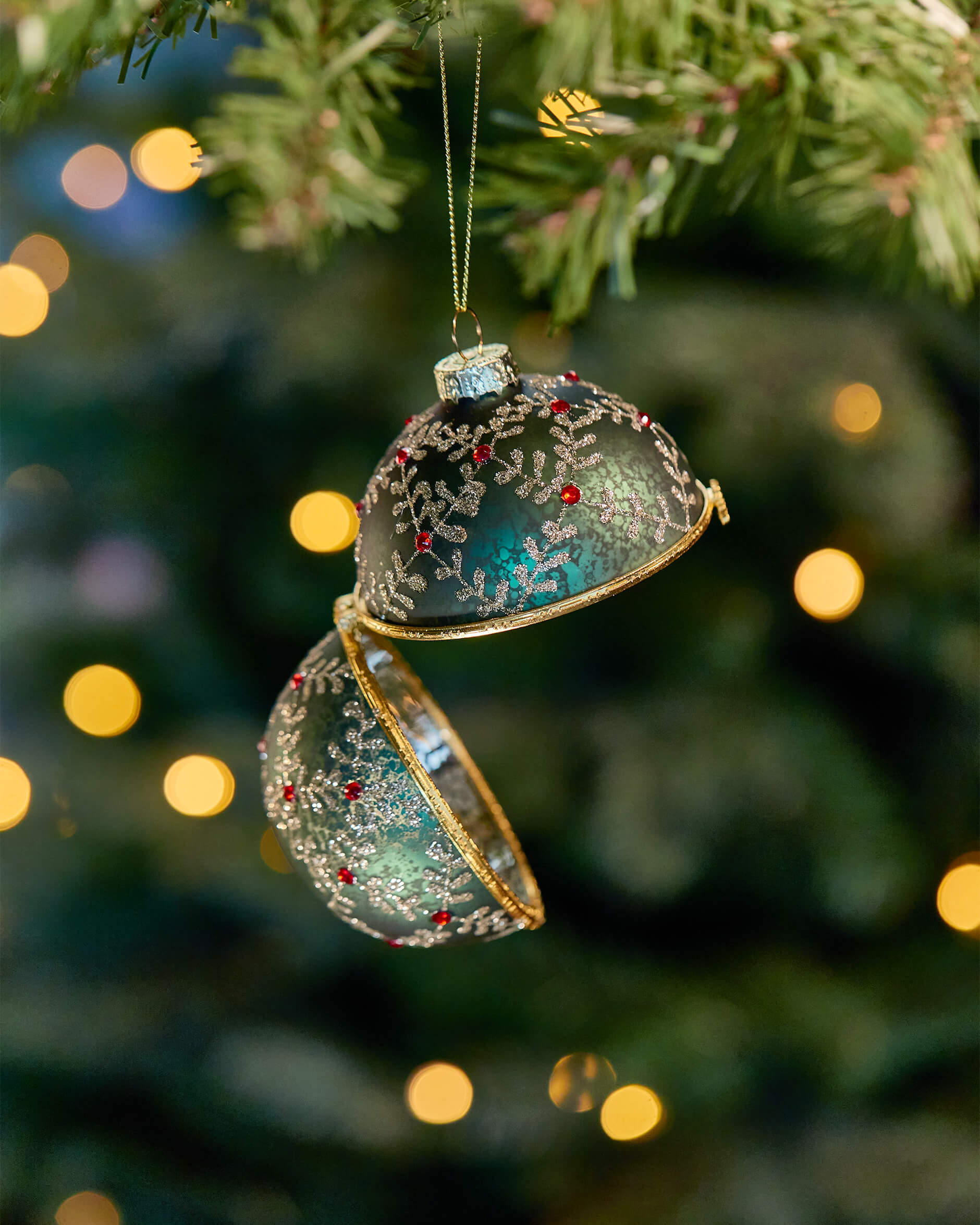 Dorothea julkula grön/guld 8cm