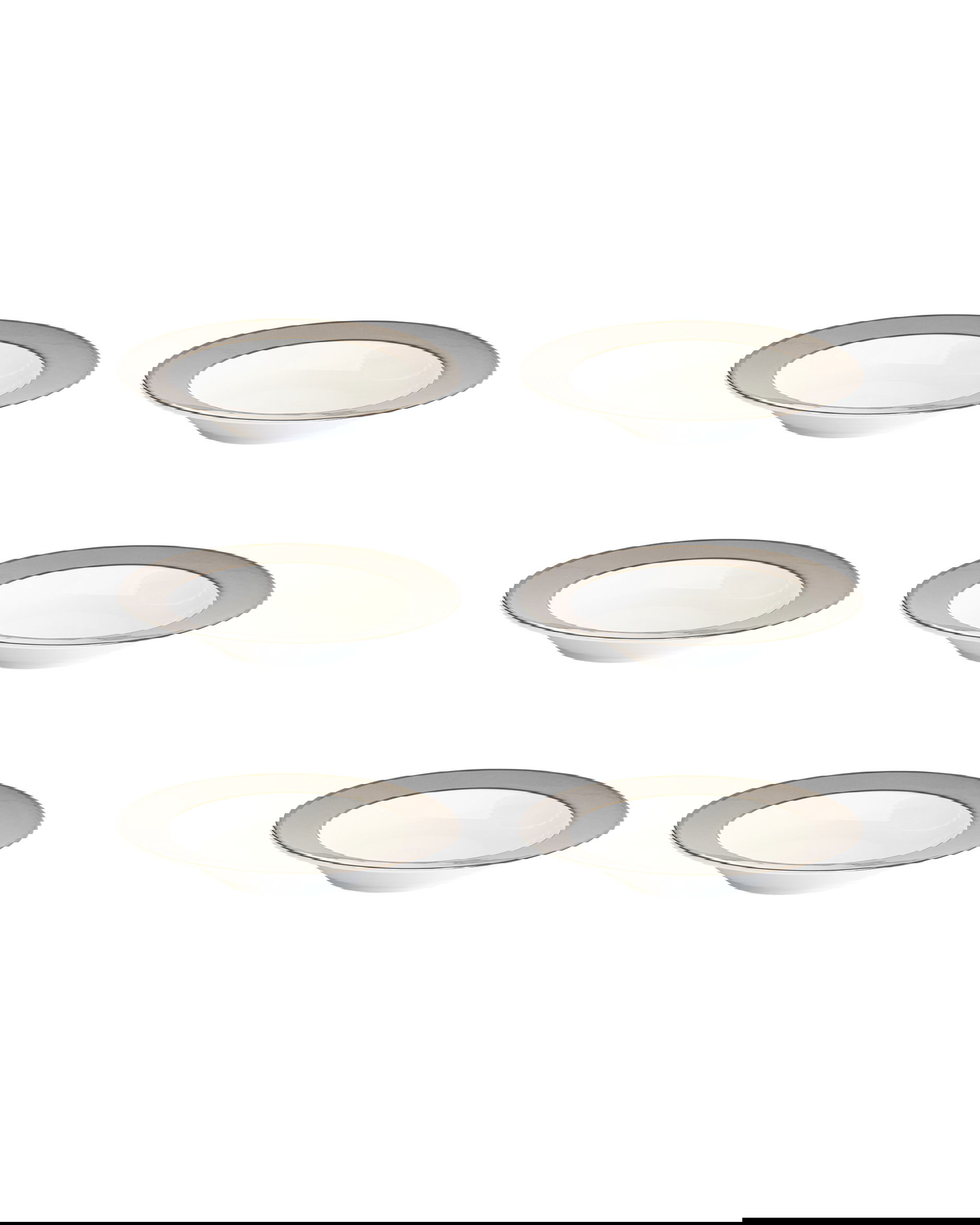 Fairmont Deep Plate Grey 6-pack