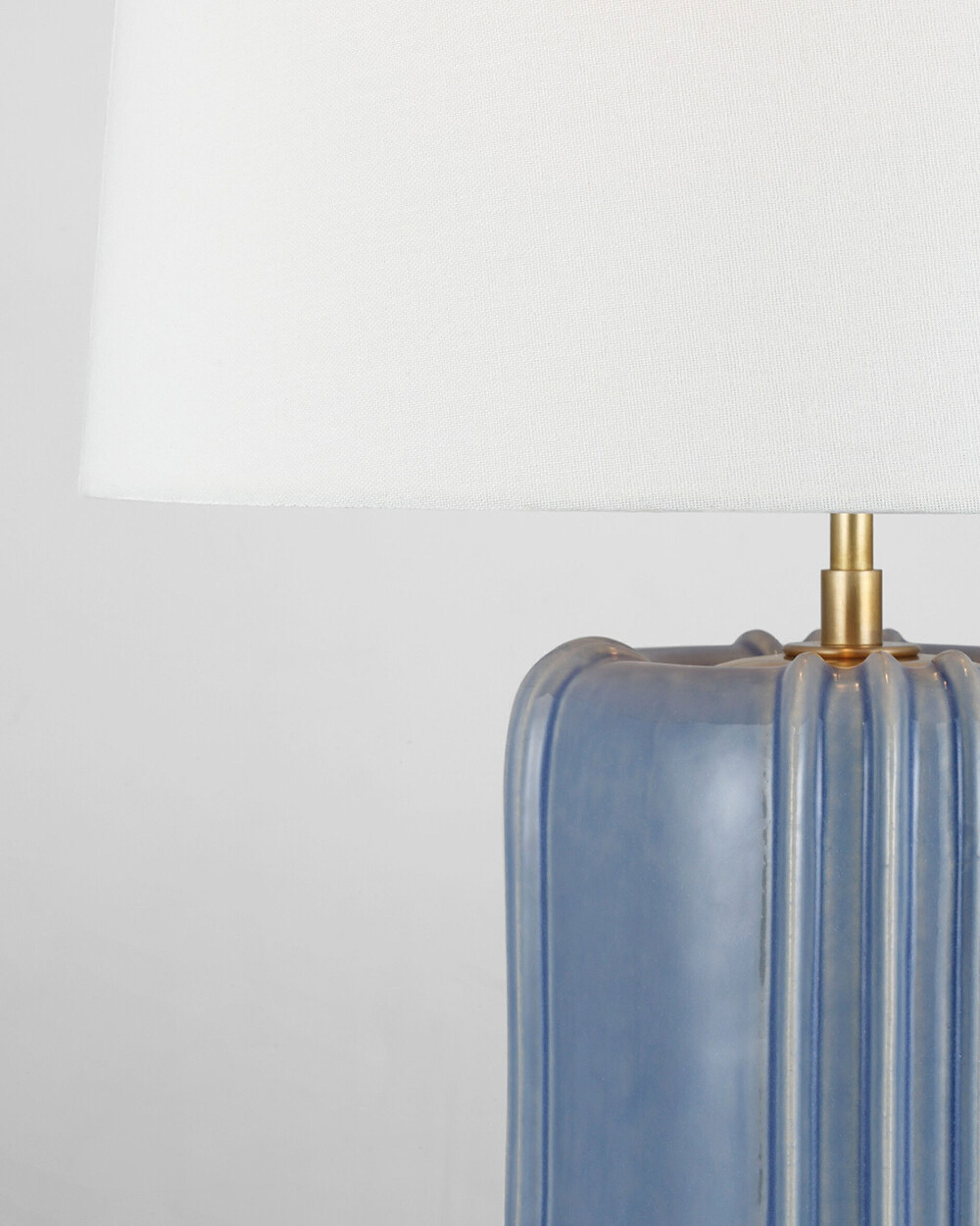 Minx Table Lamp Polar Blue Crackle