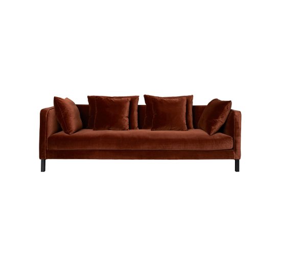 Rust - Mercer sofa linen