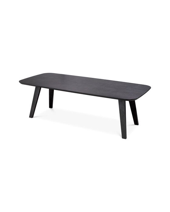 Glover matbord charcoal grey oak veneer