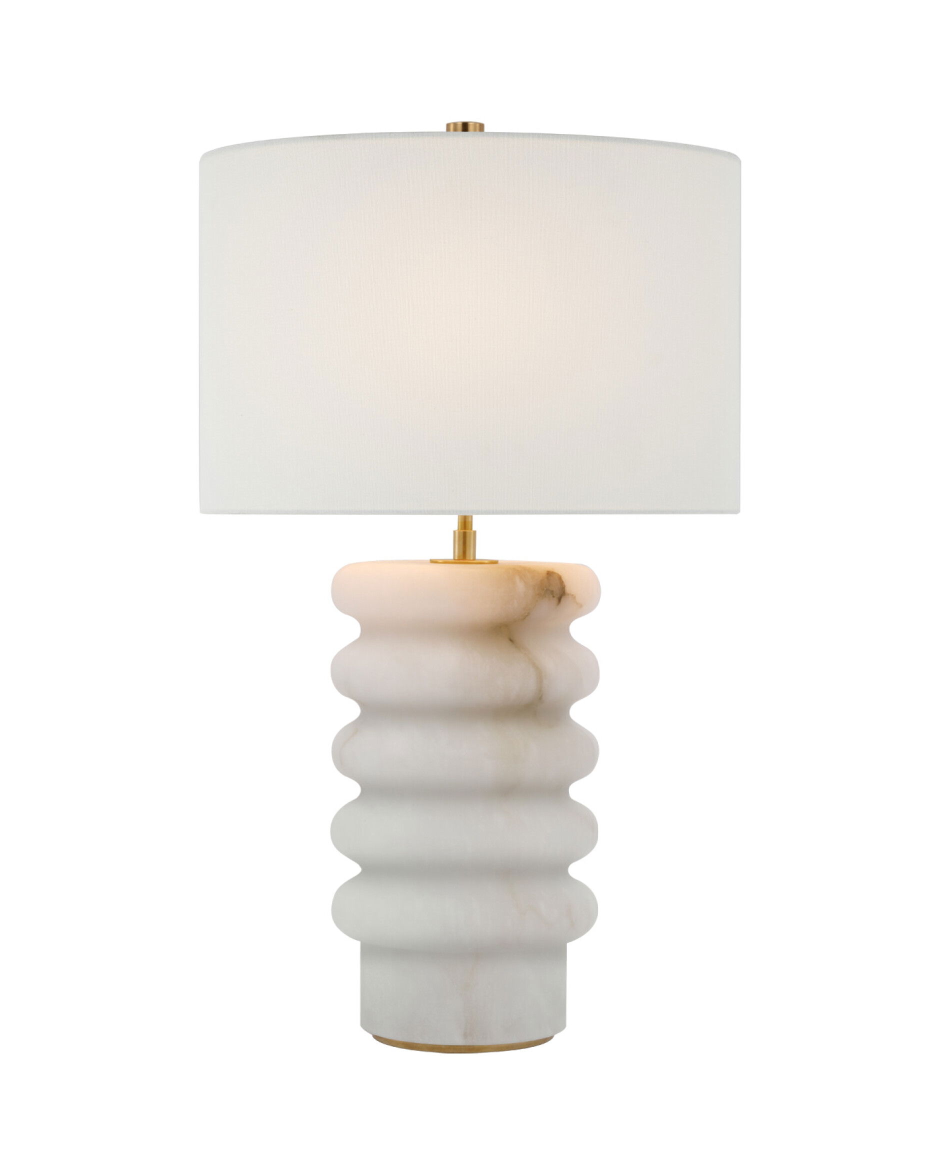 Onda bordslampa alabaster