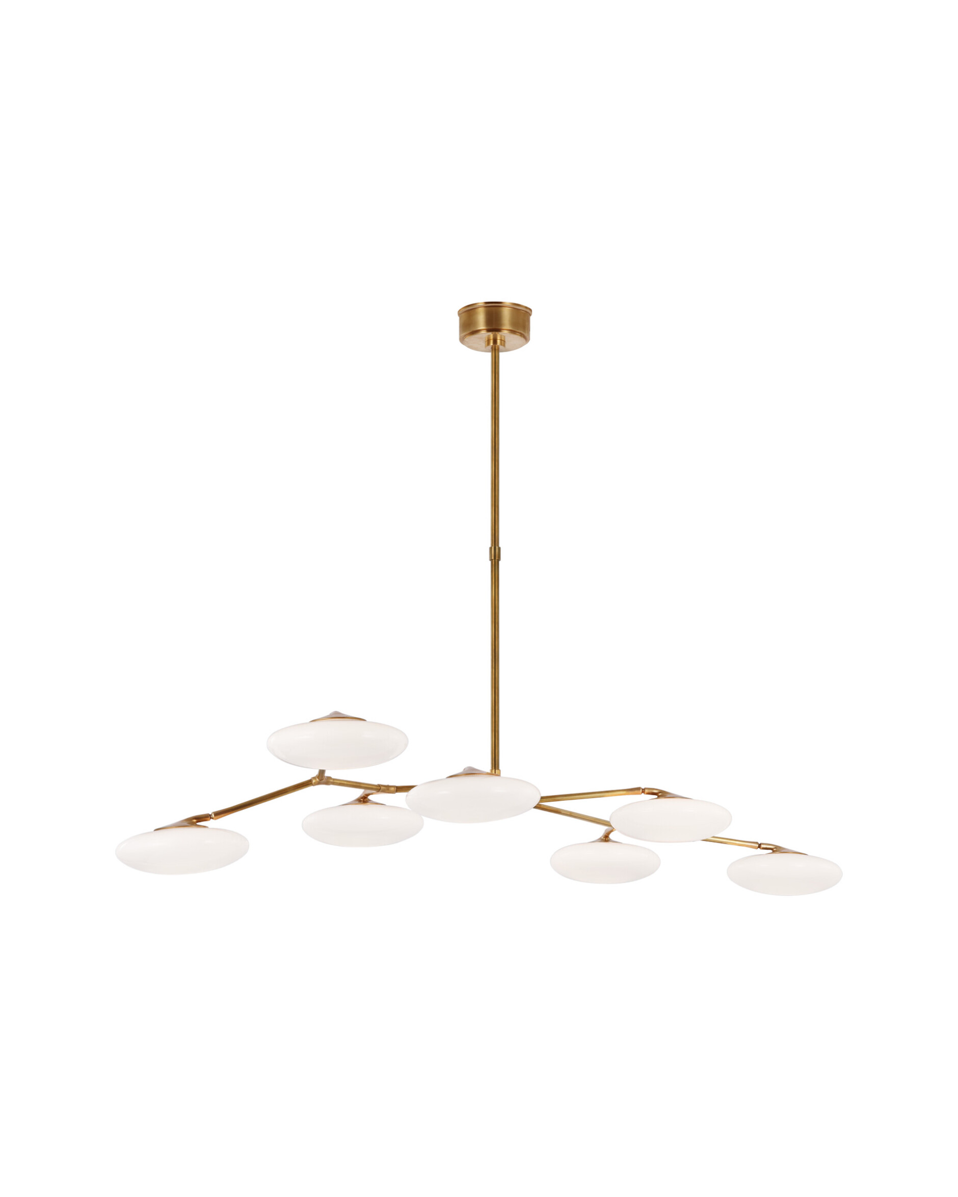 Brindille takkrona linjär mässing