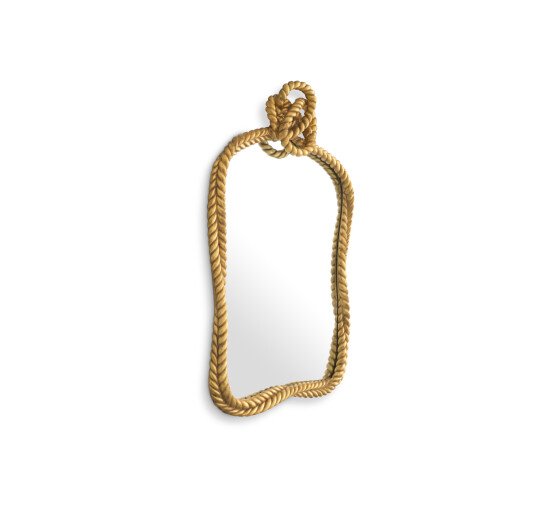 Vincenso spegel antik guld