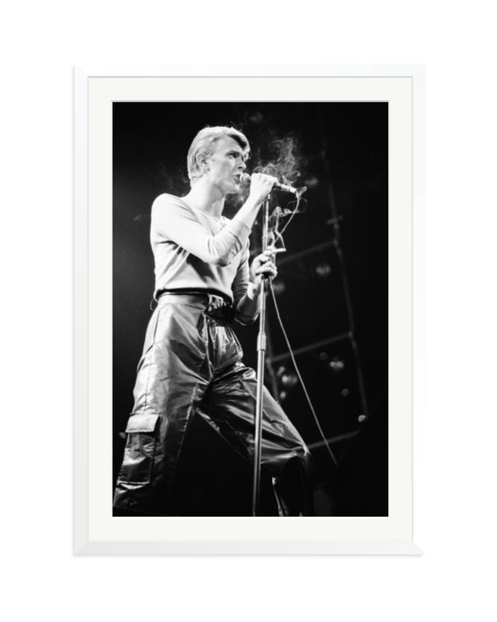 Smoking Bowie, 1978 White / XXL