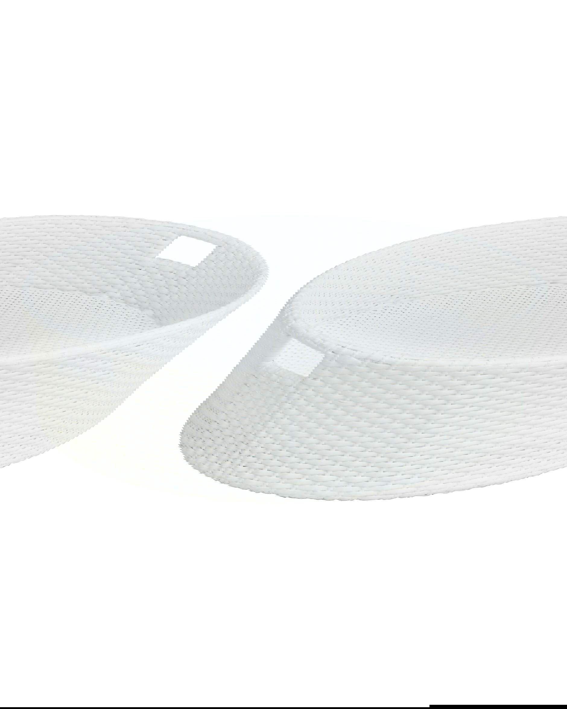 Flytande poolbricka vit rund