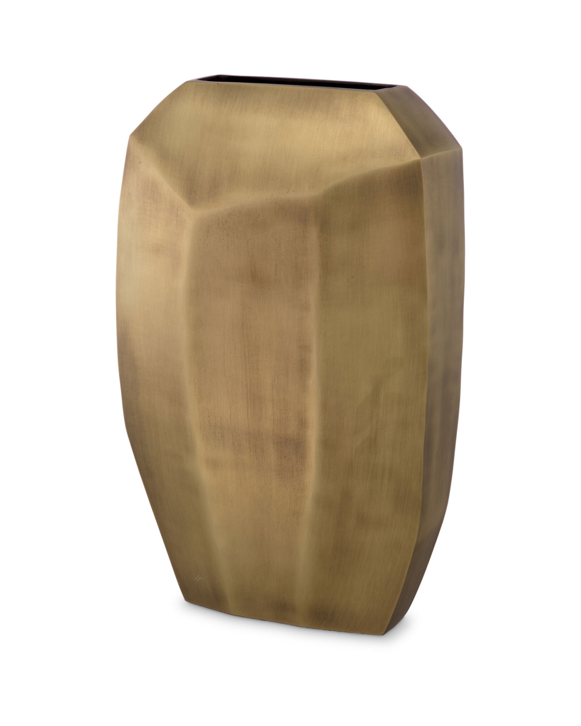 Linos vas antik mässing