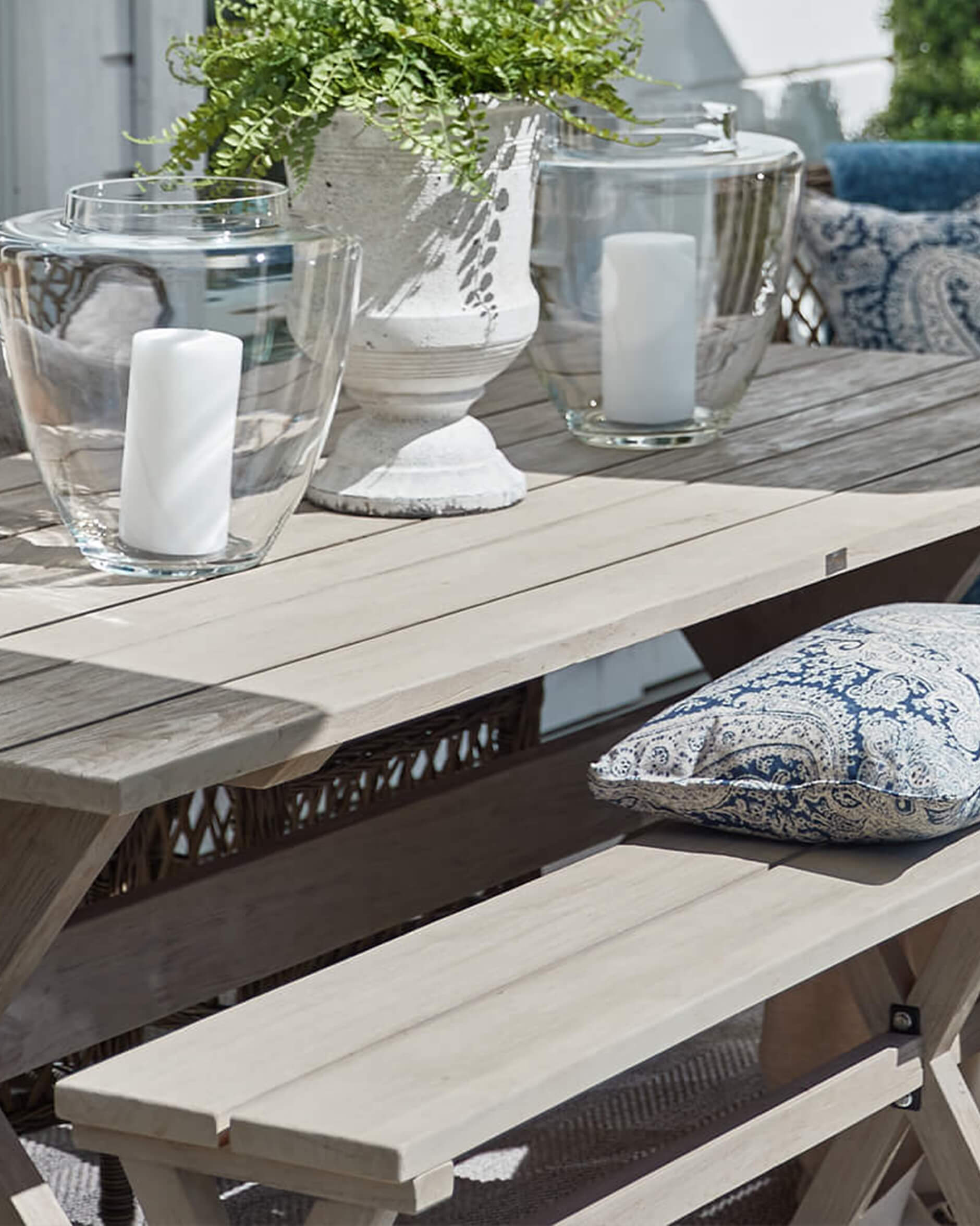 Cross bänk charcoal 100cm