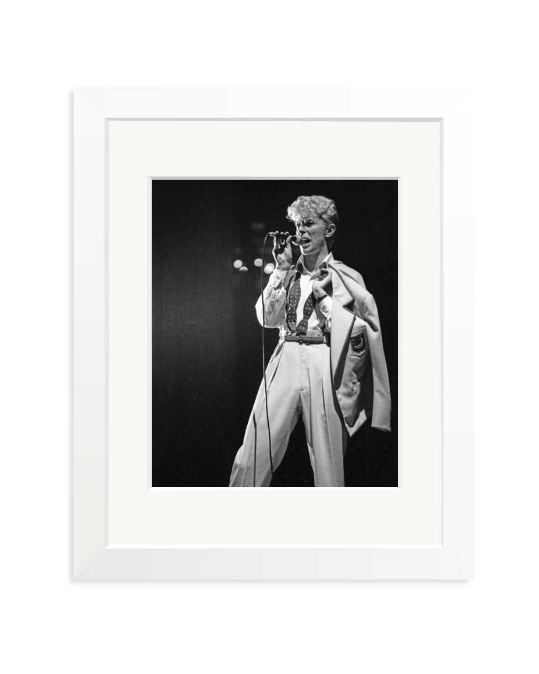 Bowie Serious Moonlight Tour White / Small