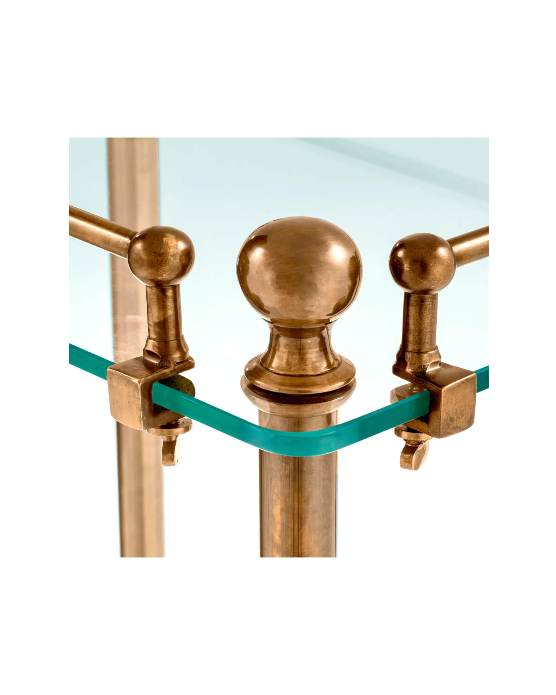 Devon Bathroom Rack Antique Brass