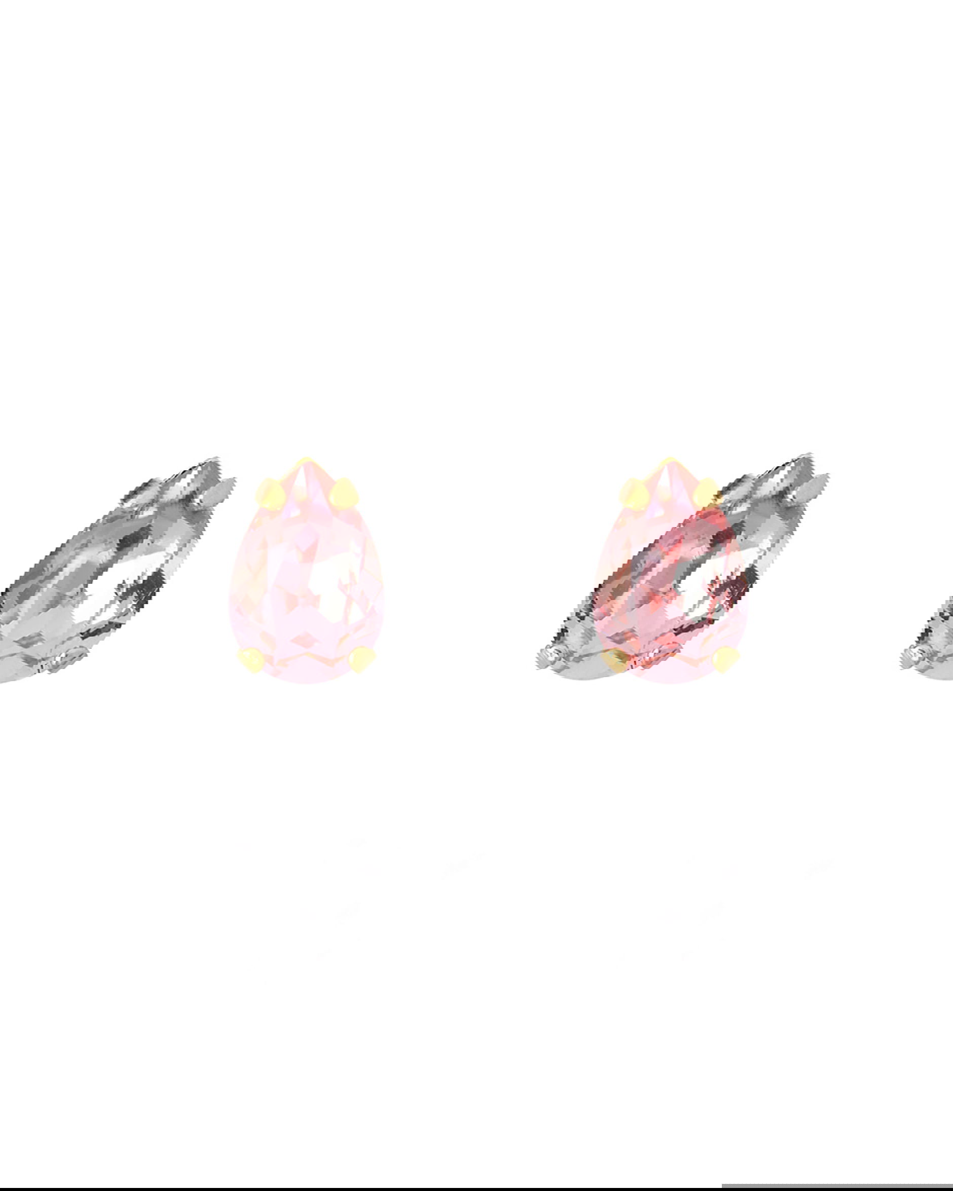 Petite Drop Stud örhängen light rose