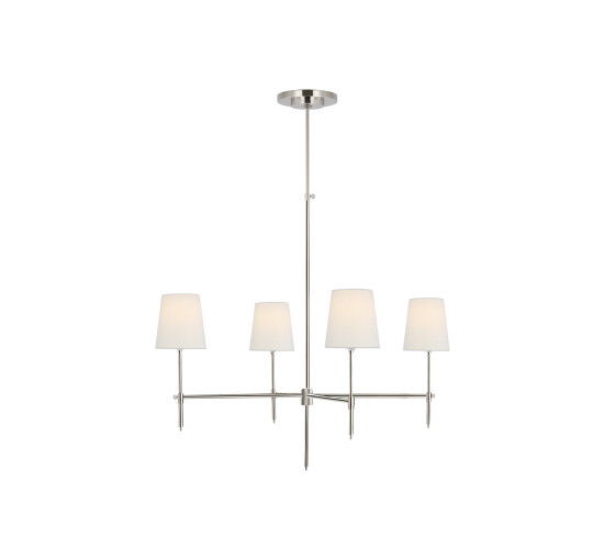 Polished Nickel - Bryant Chandelier Nickel L