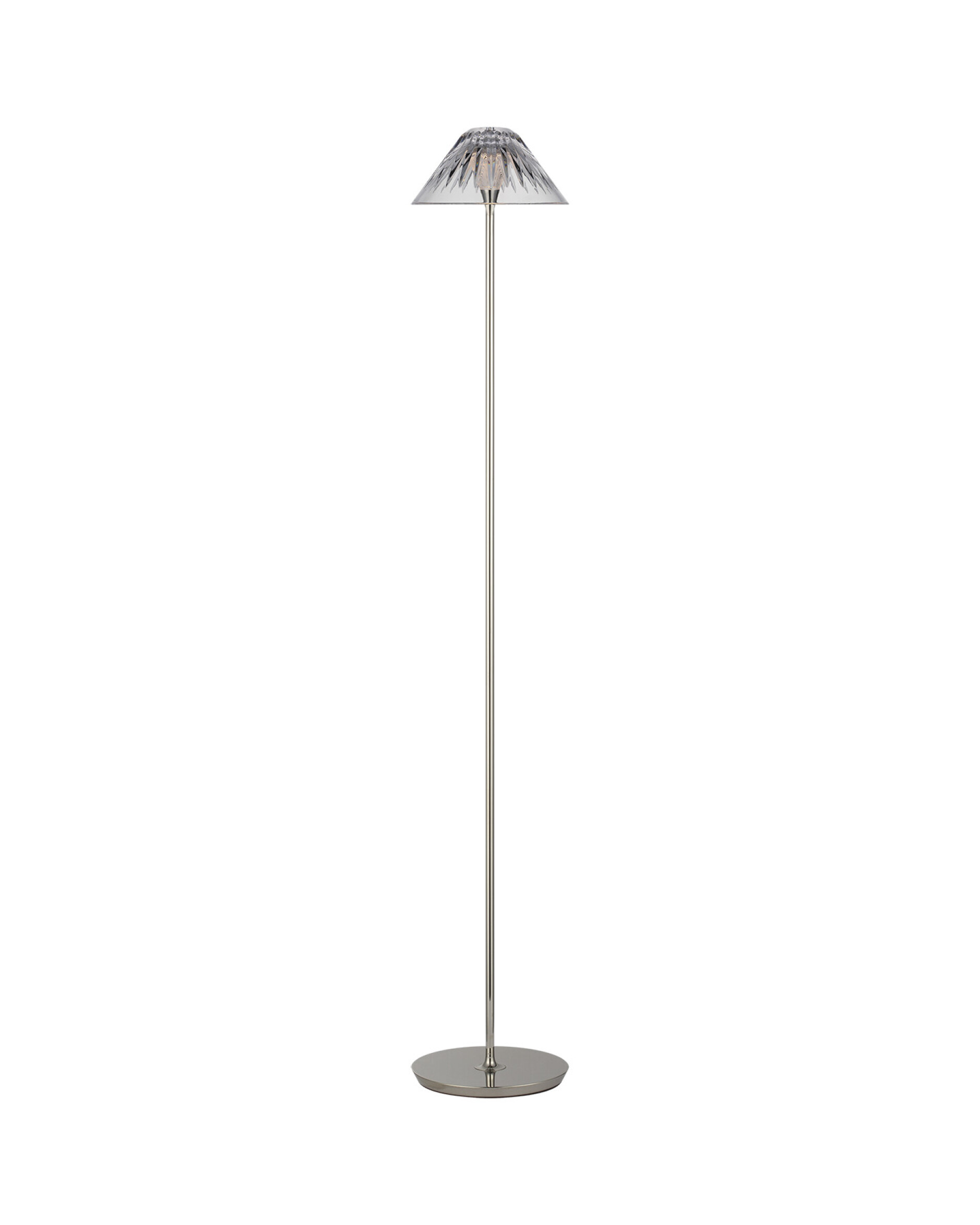 Blaze 55" Floor Lamp Polished Nickel