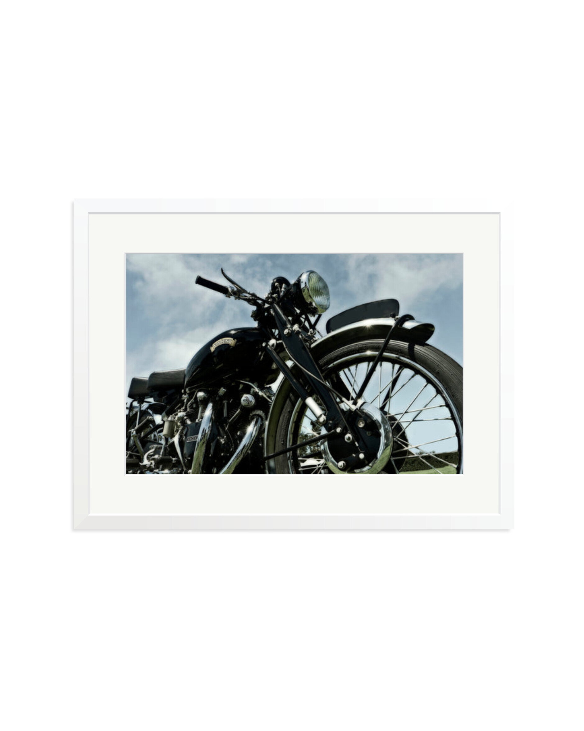 Vincent Black Shadow White / XL