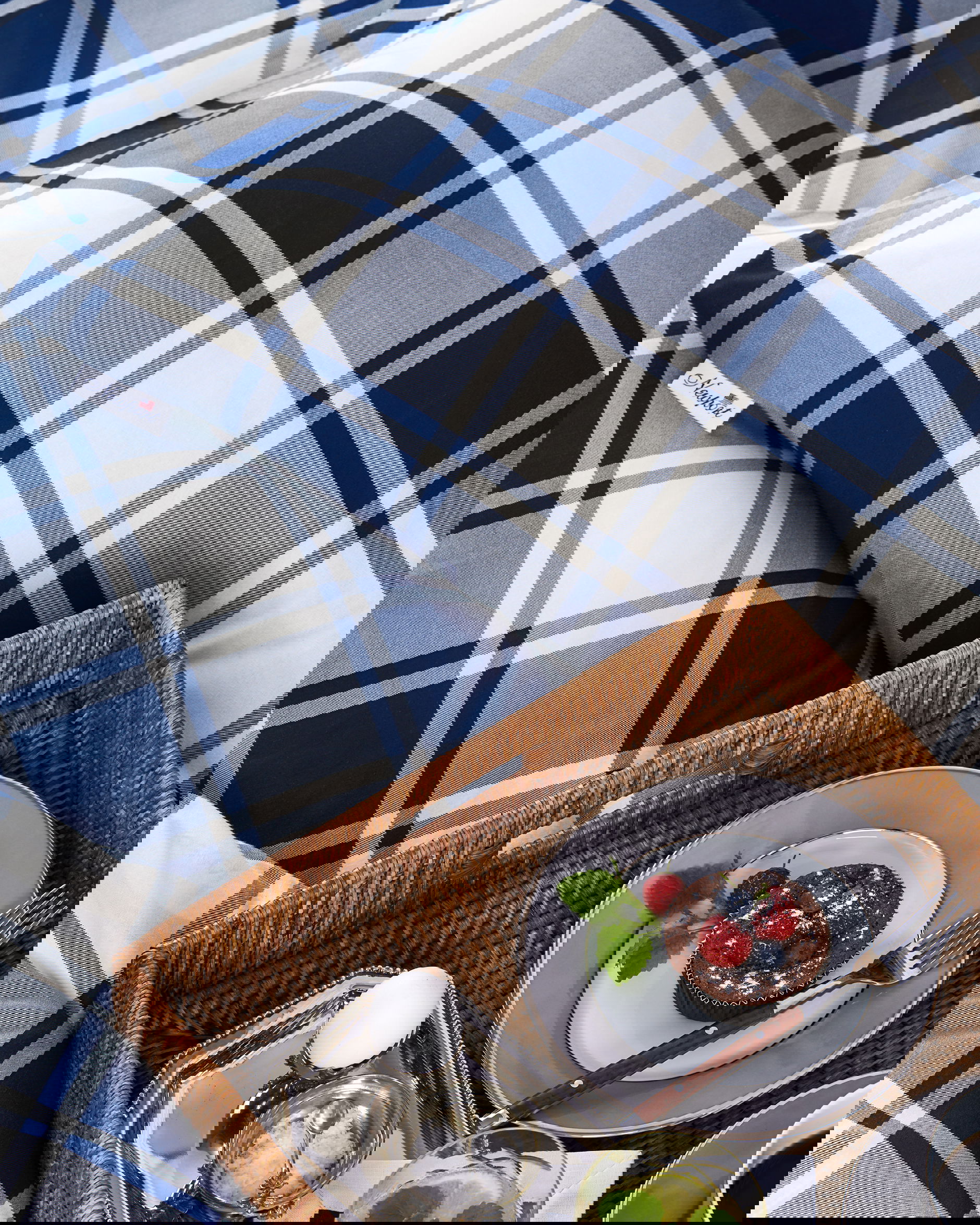 Wyoming örngott rutigt 2-pack