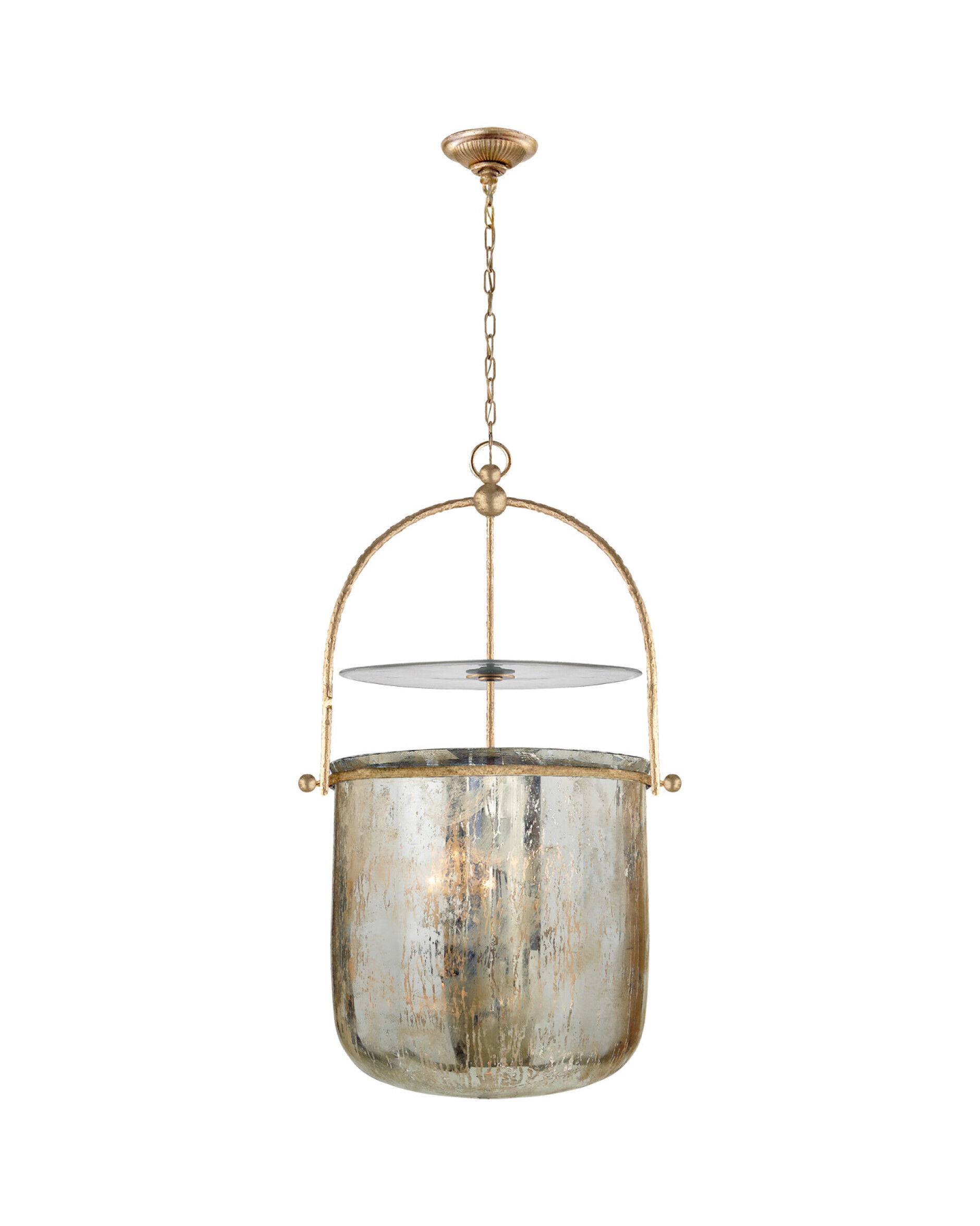 Lorford Smoke Bell taklampa Gilded Iron