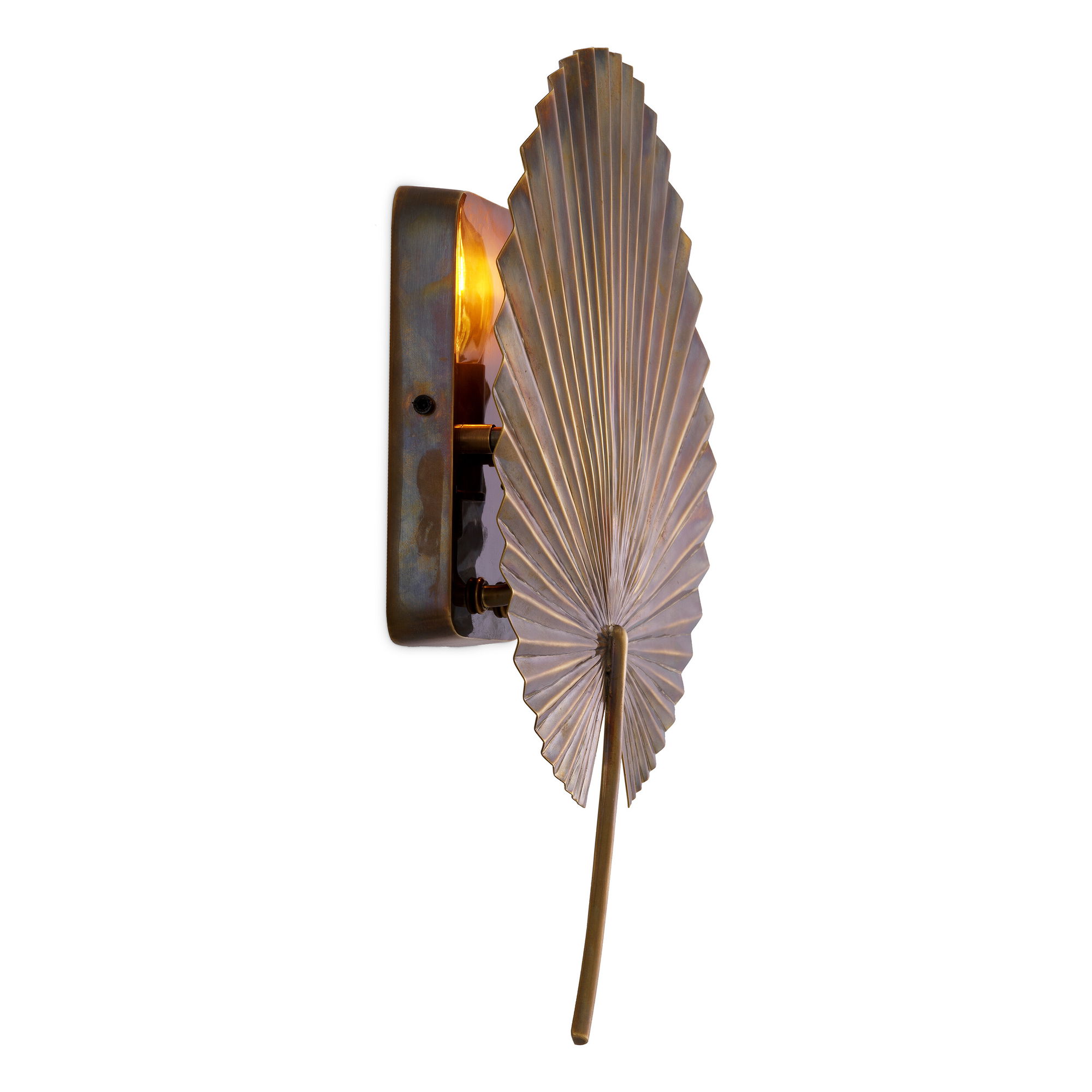 Oriental Wall Lamp Vintage Brass