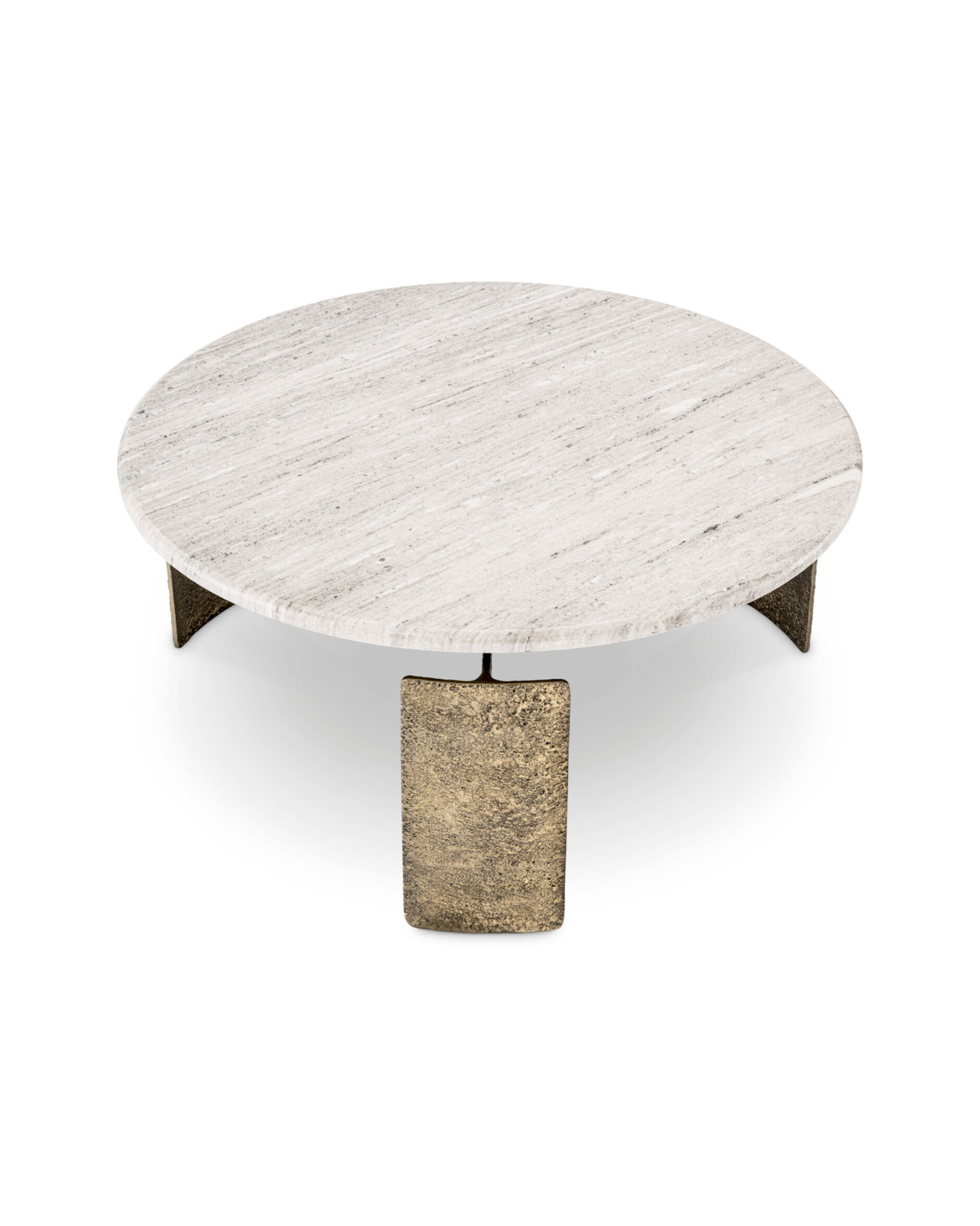 Bodega soffbord antik mässing