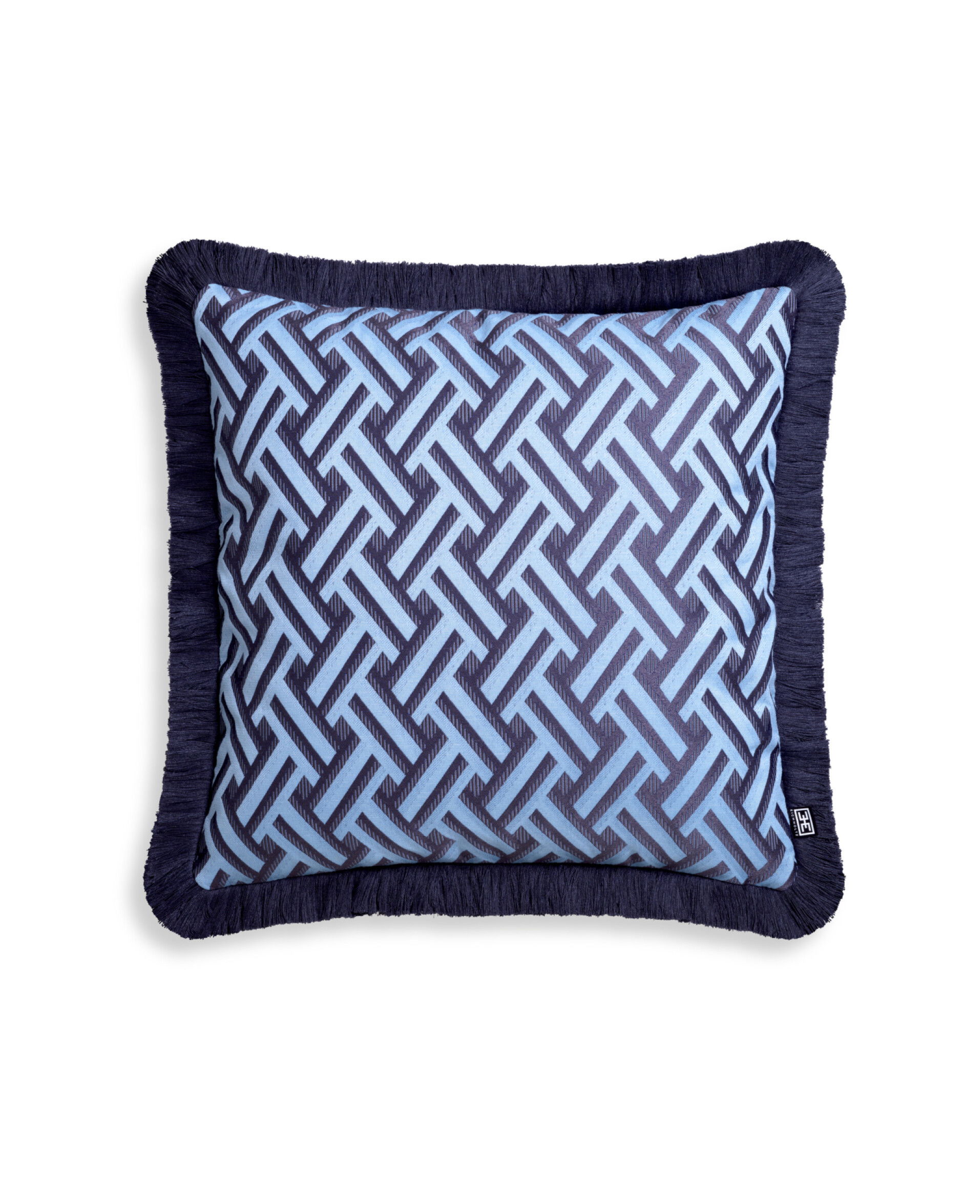 Doris prydnadskudde blå