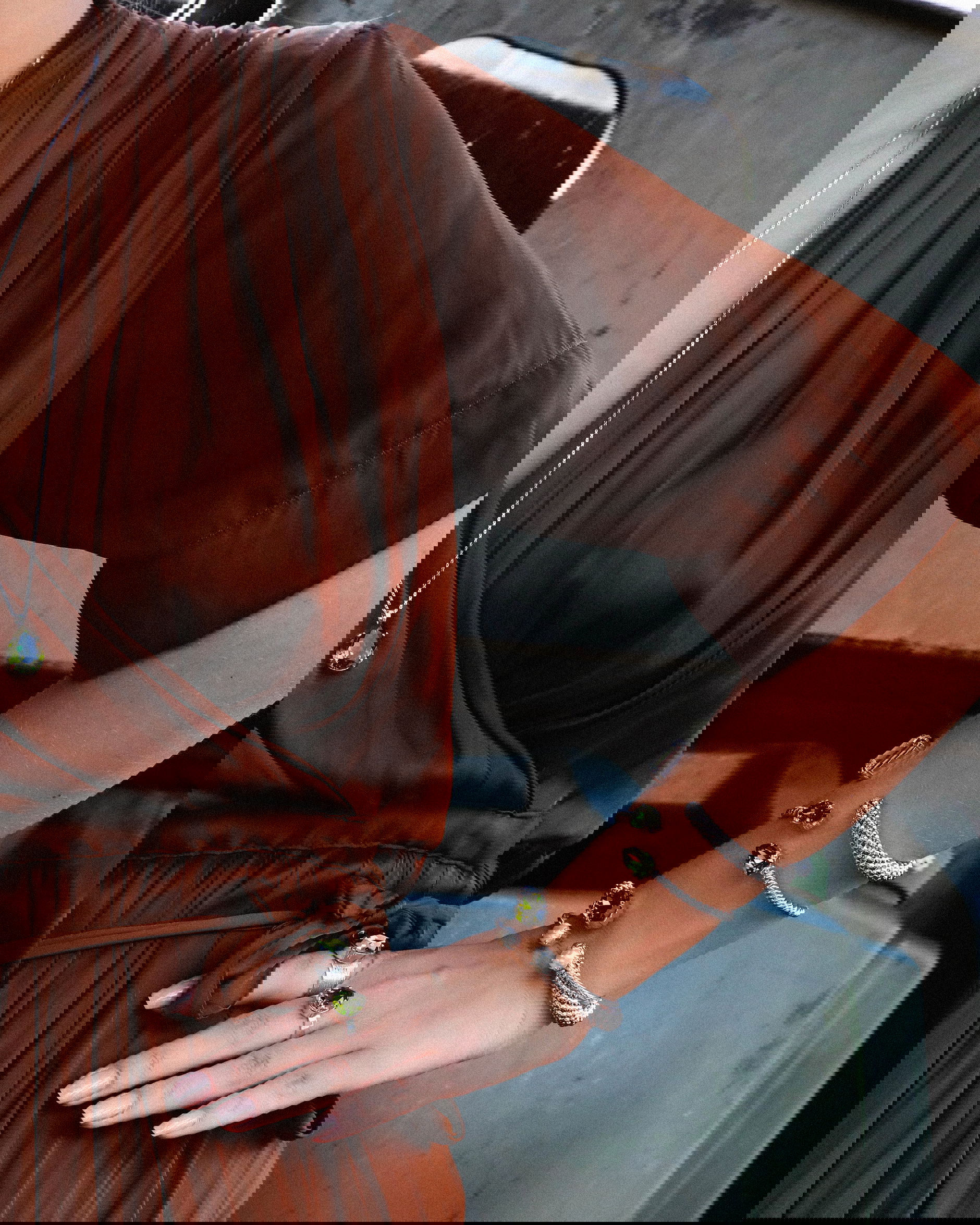 Classic Petite armband pearl rhodium