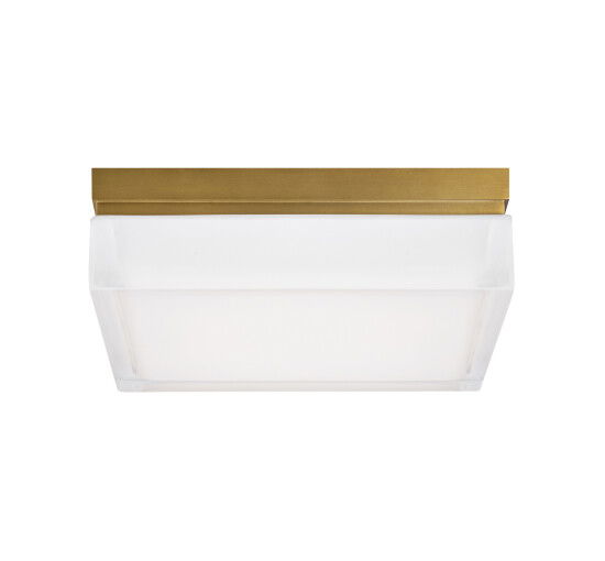 Natural Brass - Boxie Large Flush Mount Natural Brass