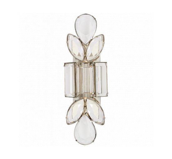 null - Lloyd Jeweled Sconce Antique Nickel Large
