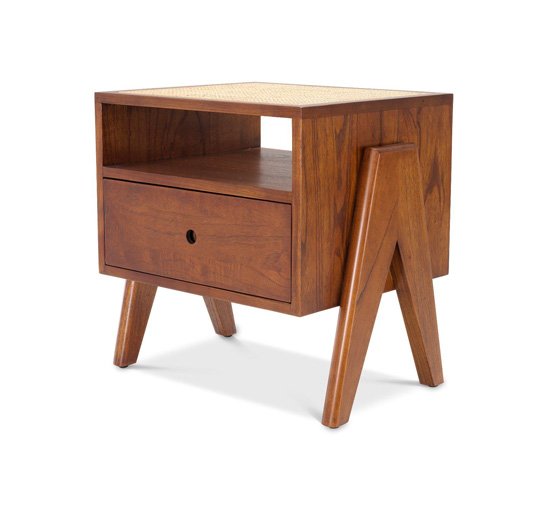 Brown - Latour bedside table brown