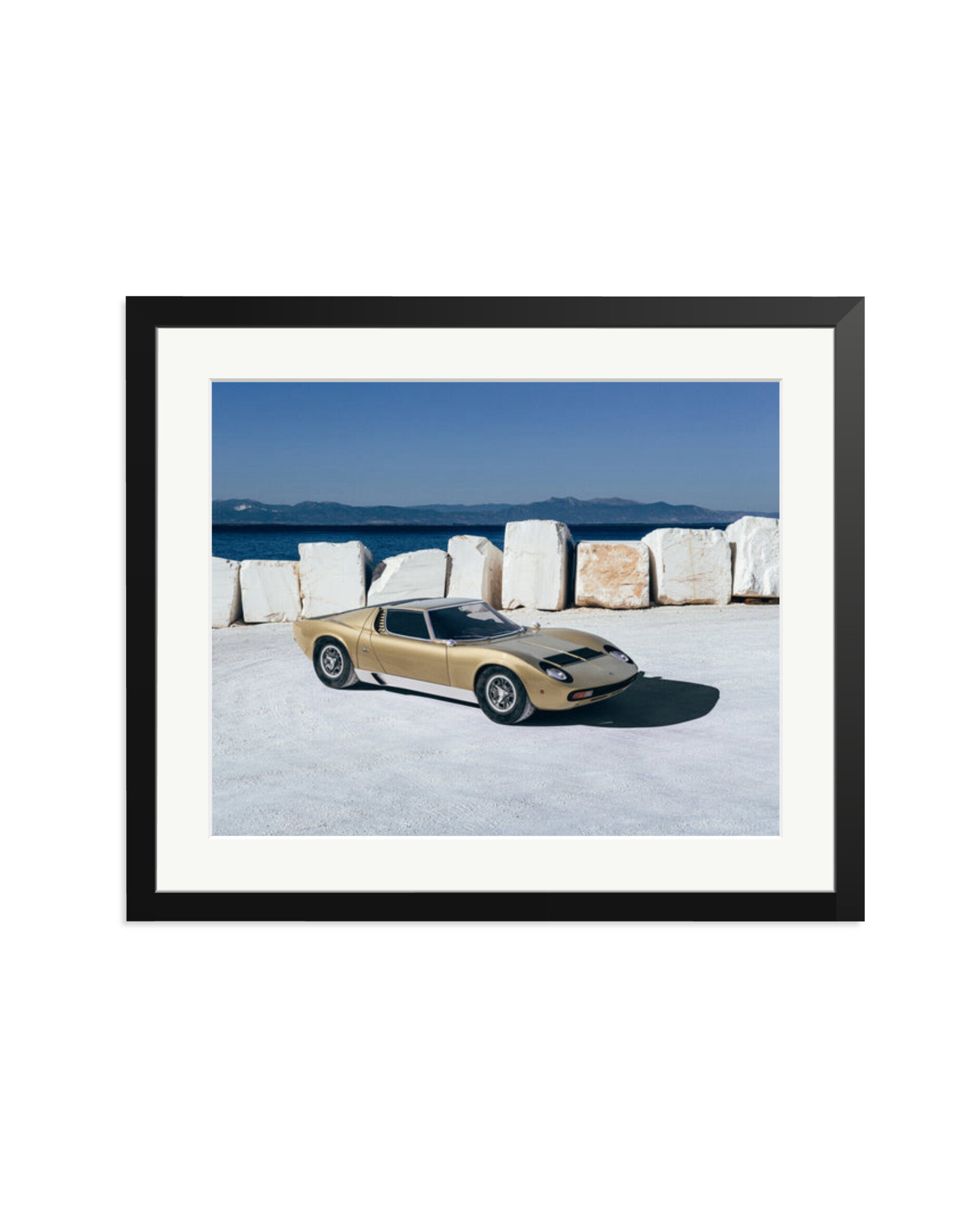 Lamborghini Miura in Greece Black / Large