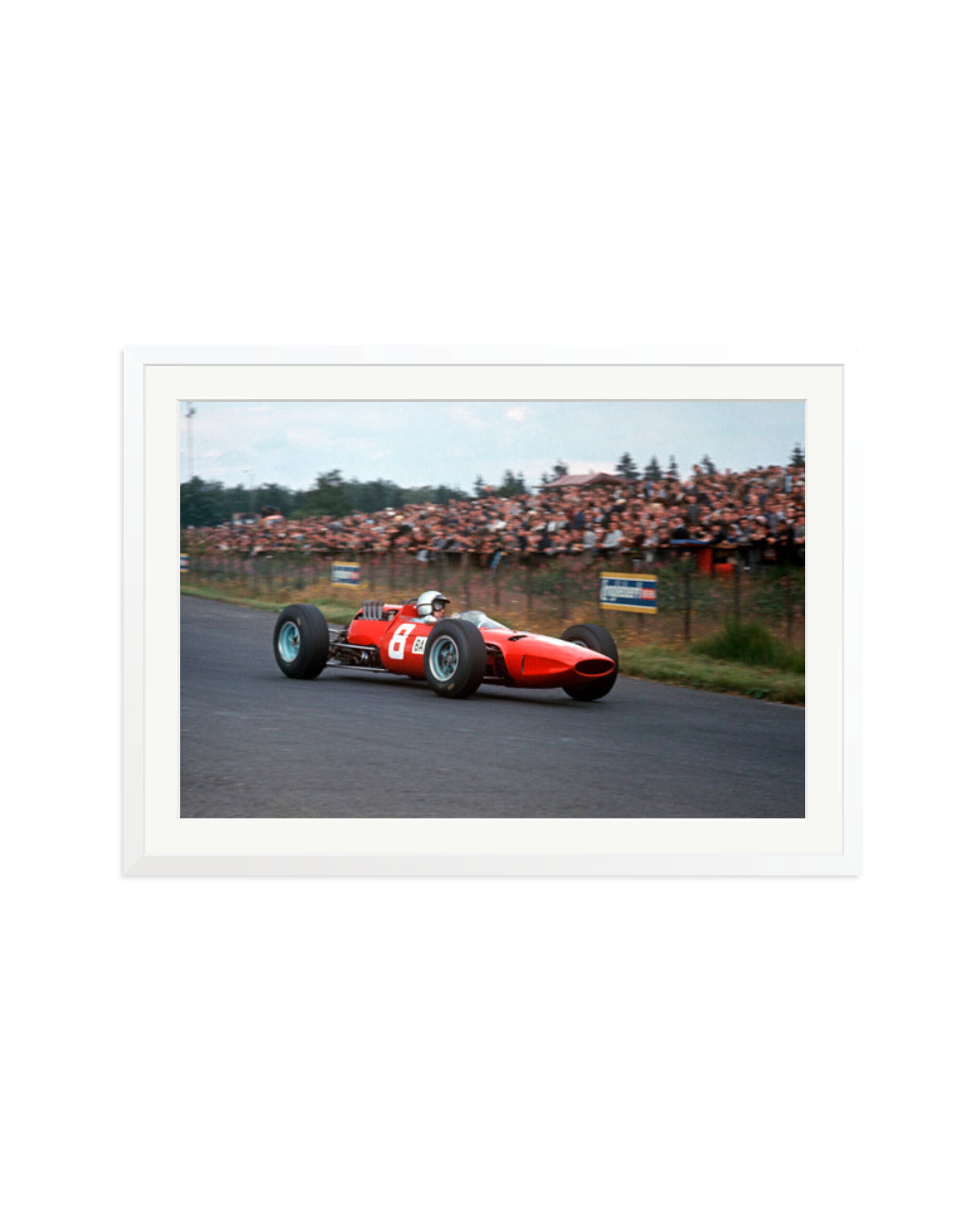 Lorenzo Bandini in Ferrari 156 White / XXL
