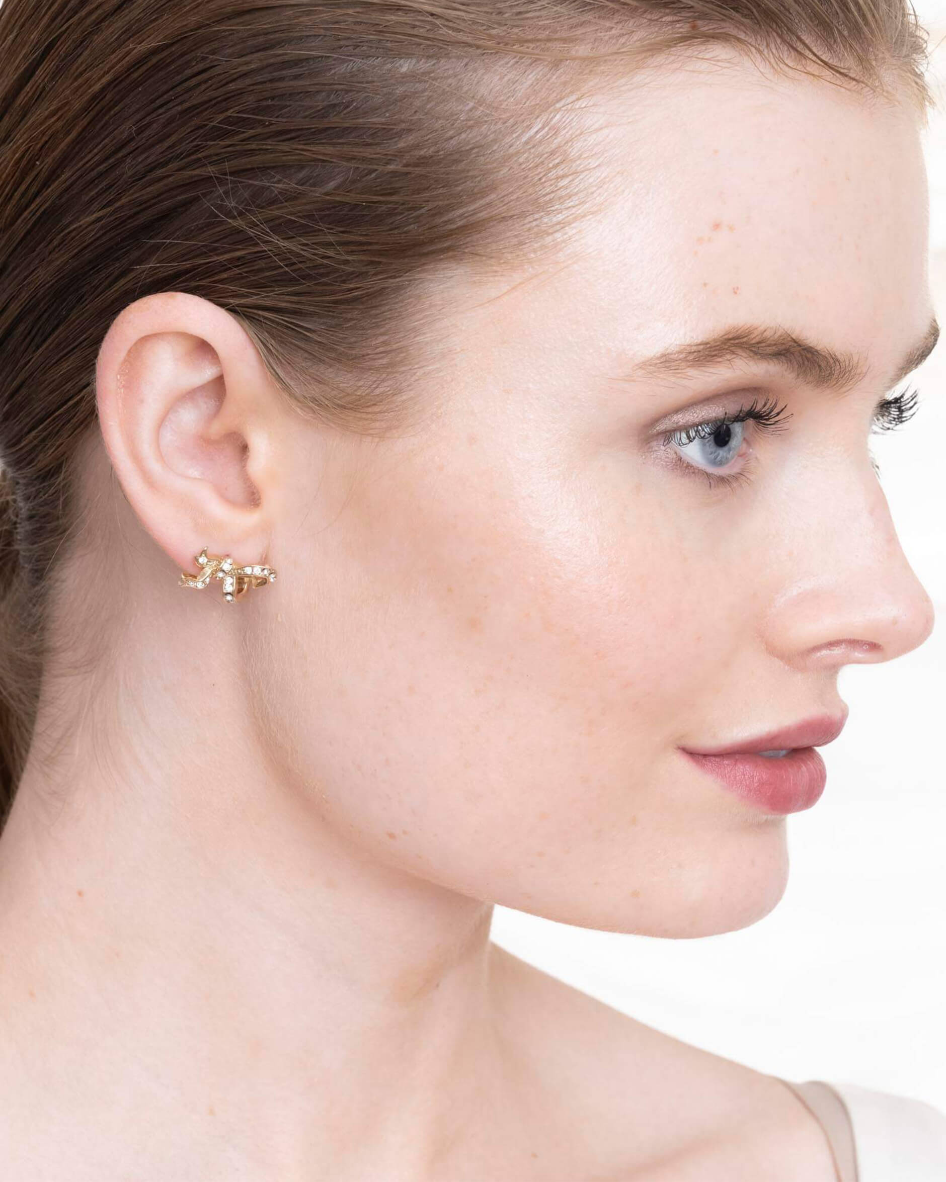 Versailles örhängen crystal gold