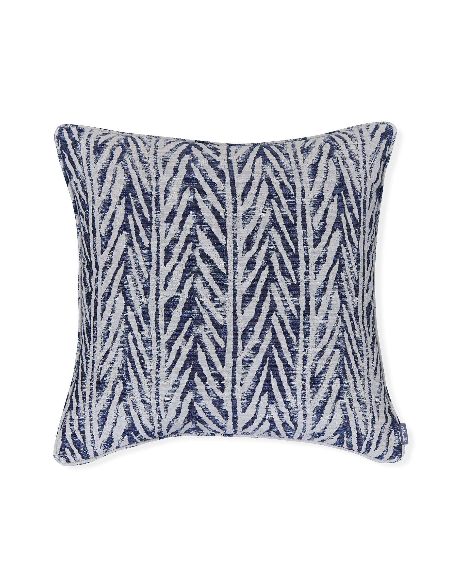 Chileno Herringbone cushion cover indigo