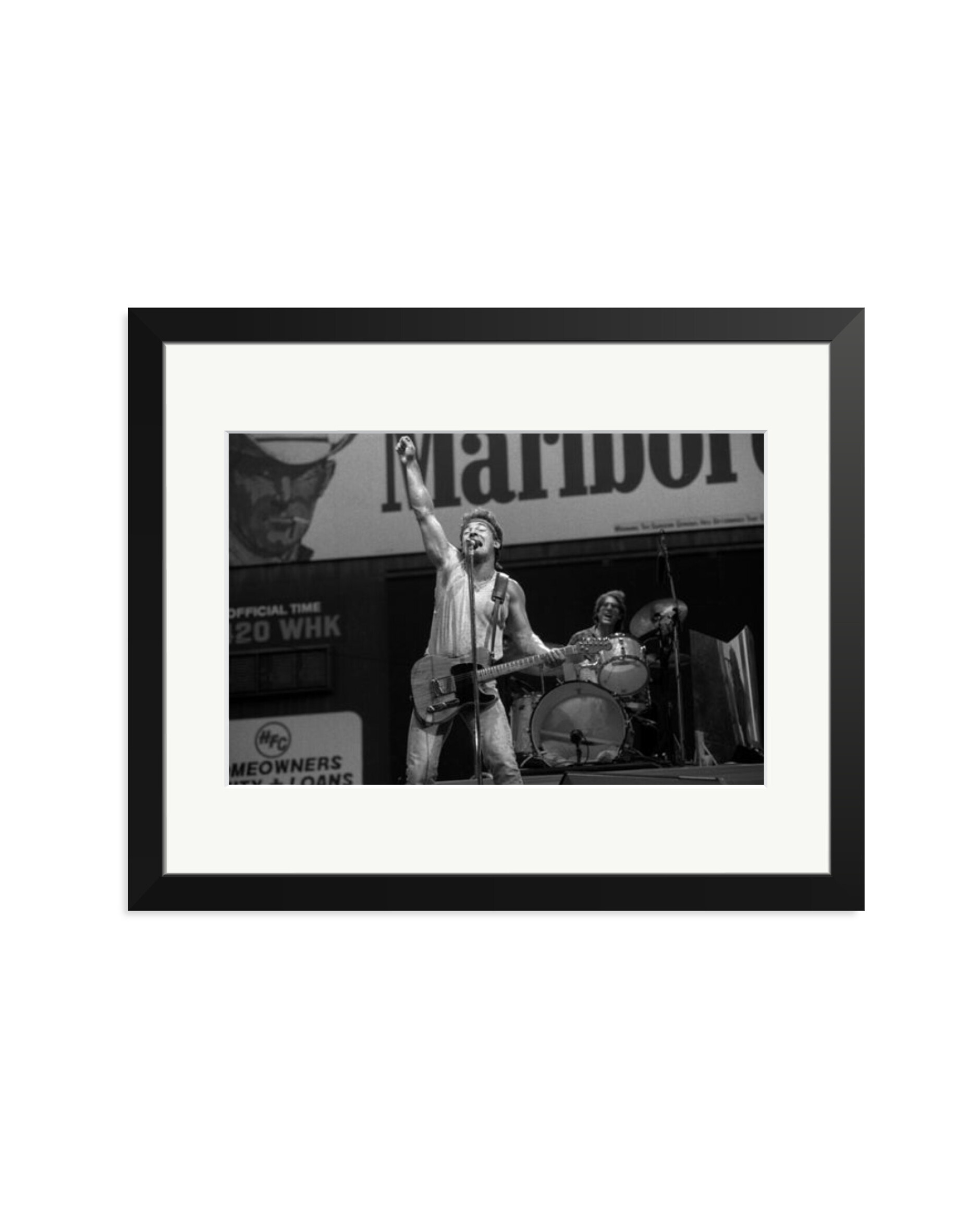 Bruce Springsteen & Max Weinberg of The E Street Band 1985 Black / Medium
