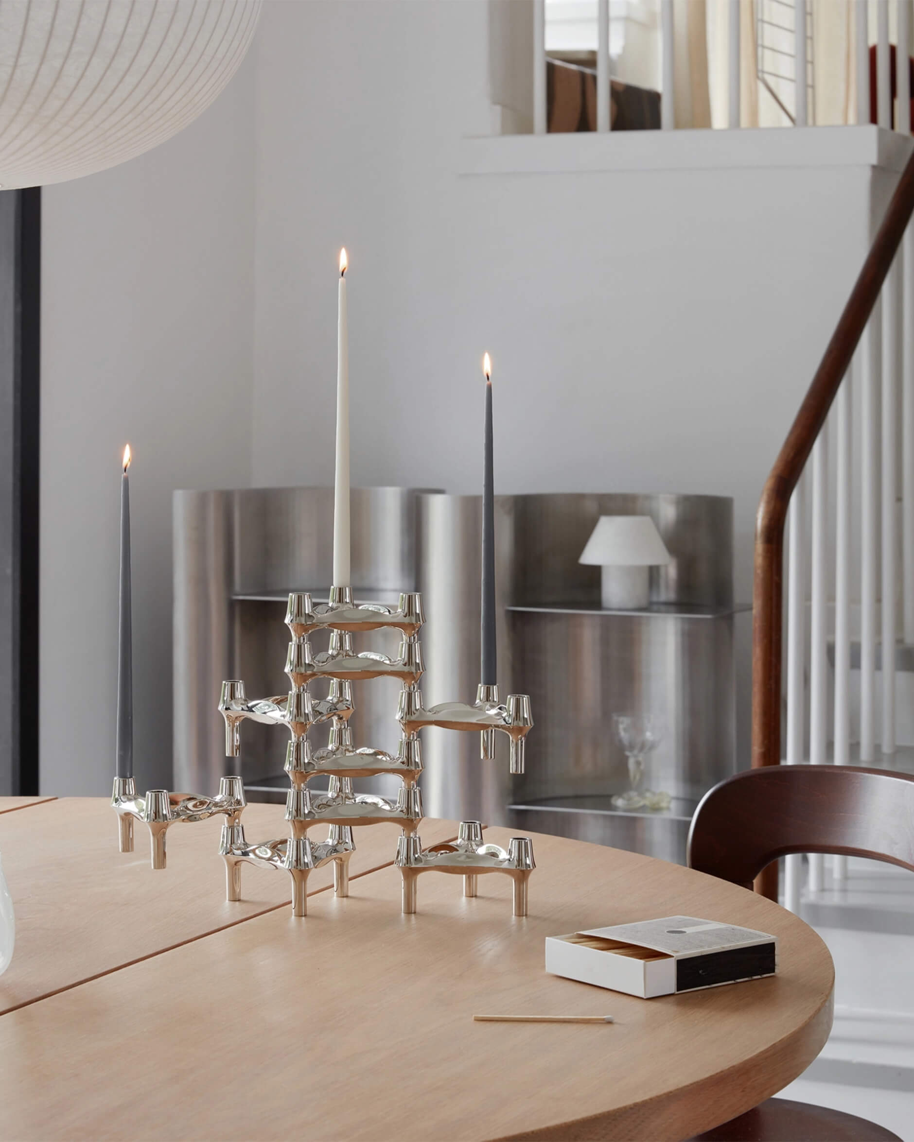 Nagel BMF ljusstake krom