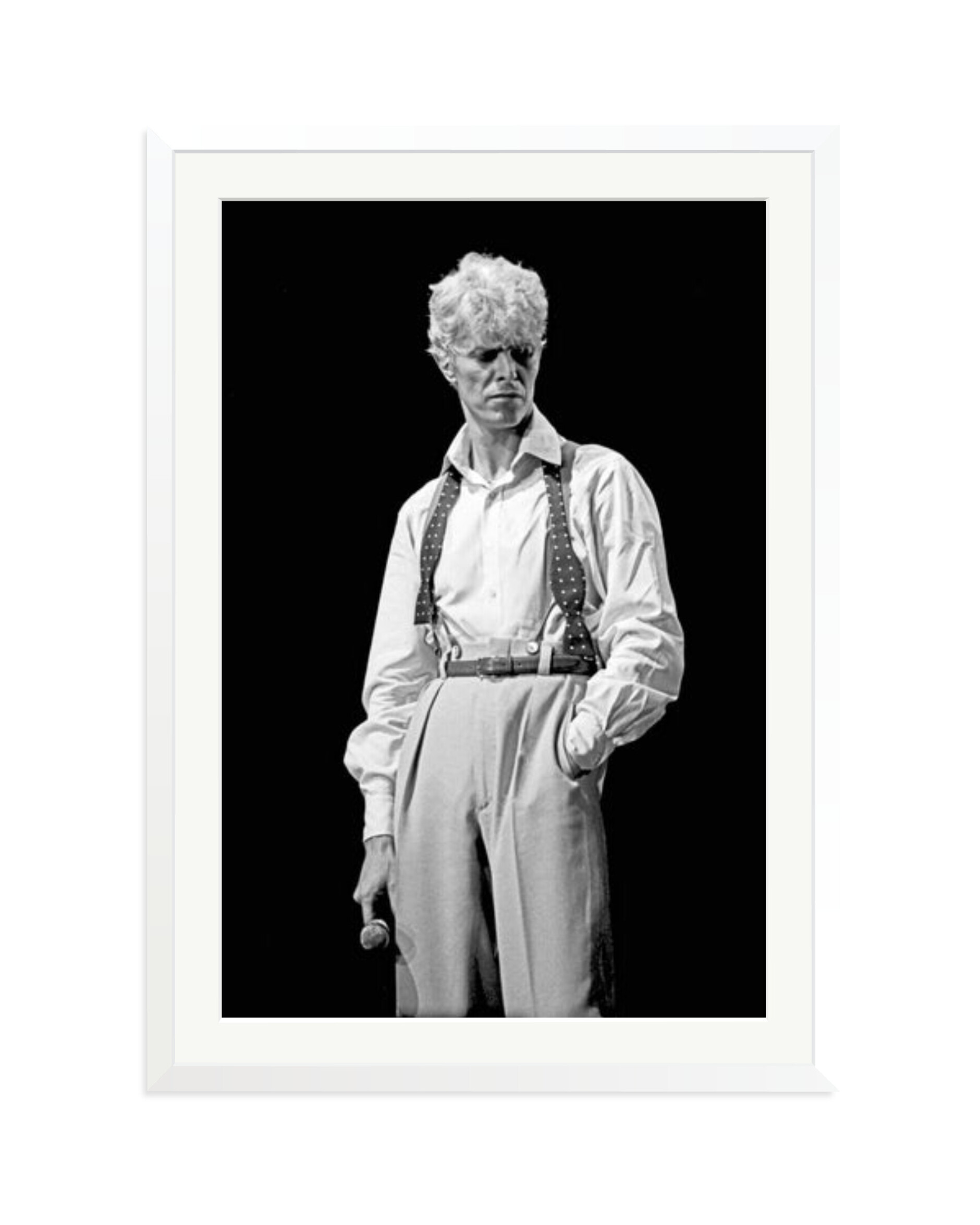 David Bowie 1983 Black and White White / XXL
